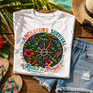Ancestors' Survival Rooted in Strength T Shirt
