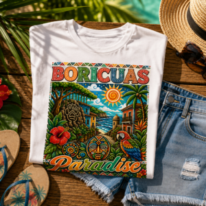 Puerto Rico Island Sunset Graphic T Shirt