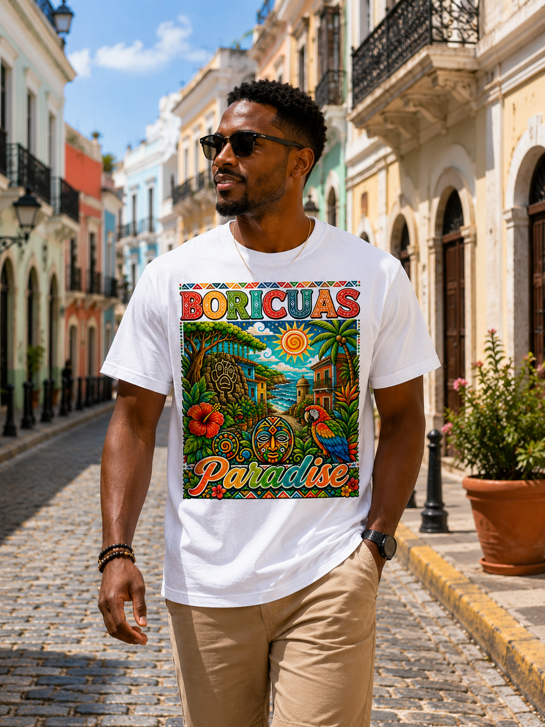Puerto Rico Island Sunset Graphic T Shirt - Image 5