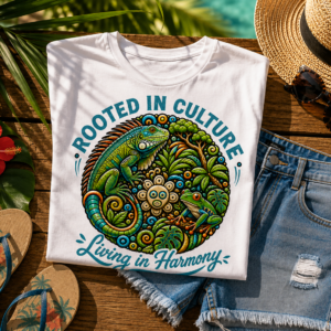 Rooted in Culture Living in Harmony T Shirt