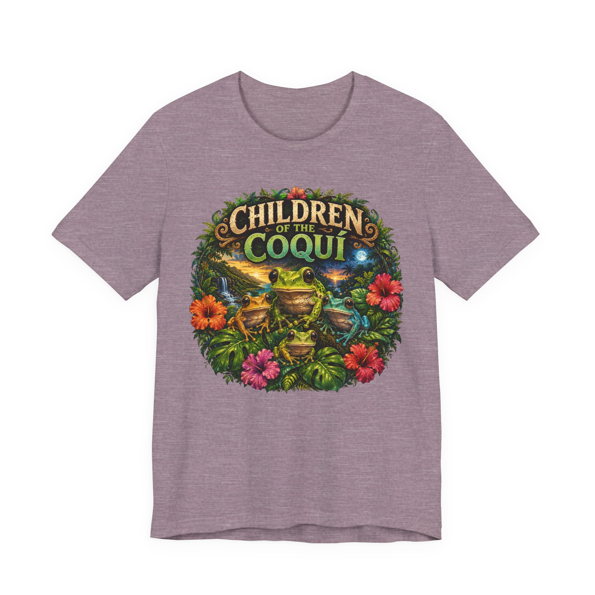 Puerto Rico Coquí Frog Graphic Tee | Children of the Coquí - Image 12