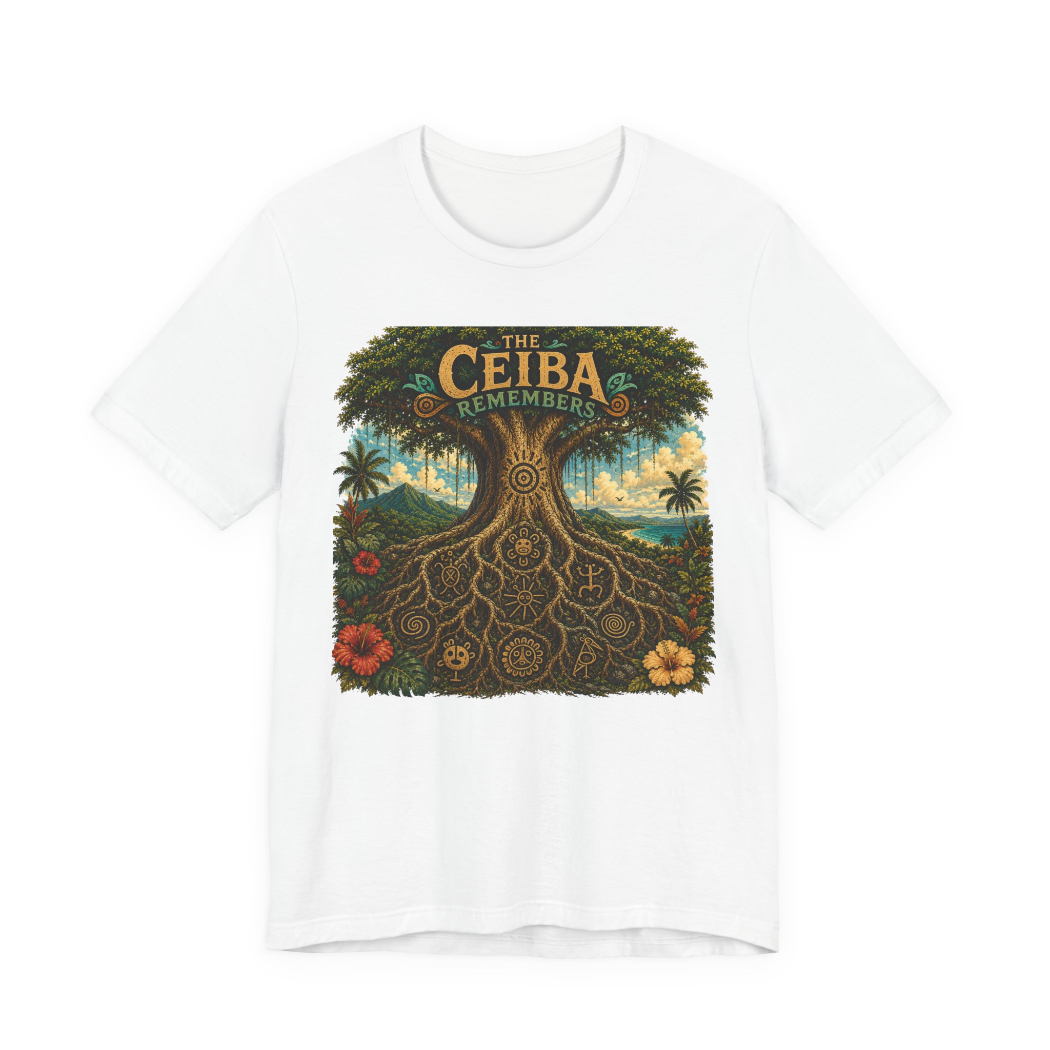 Ceiba Tree Nature Graphic Tee – The Ceiba Remembers - Image 2
