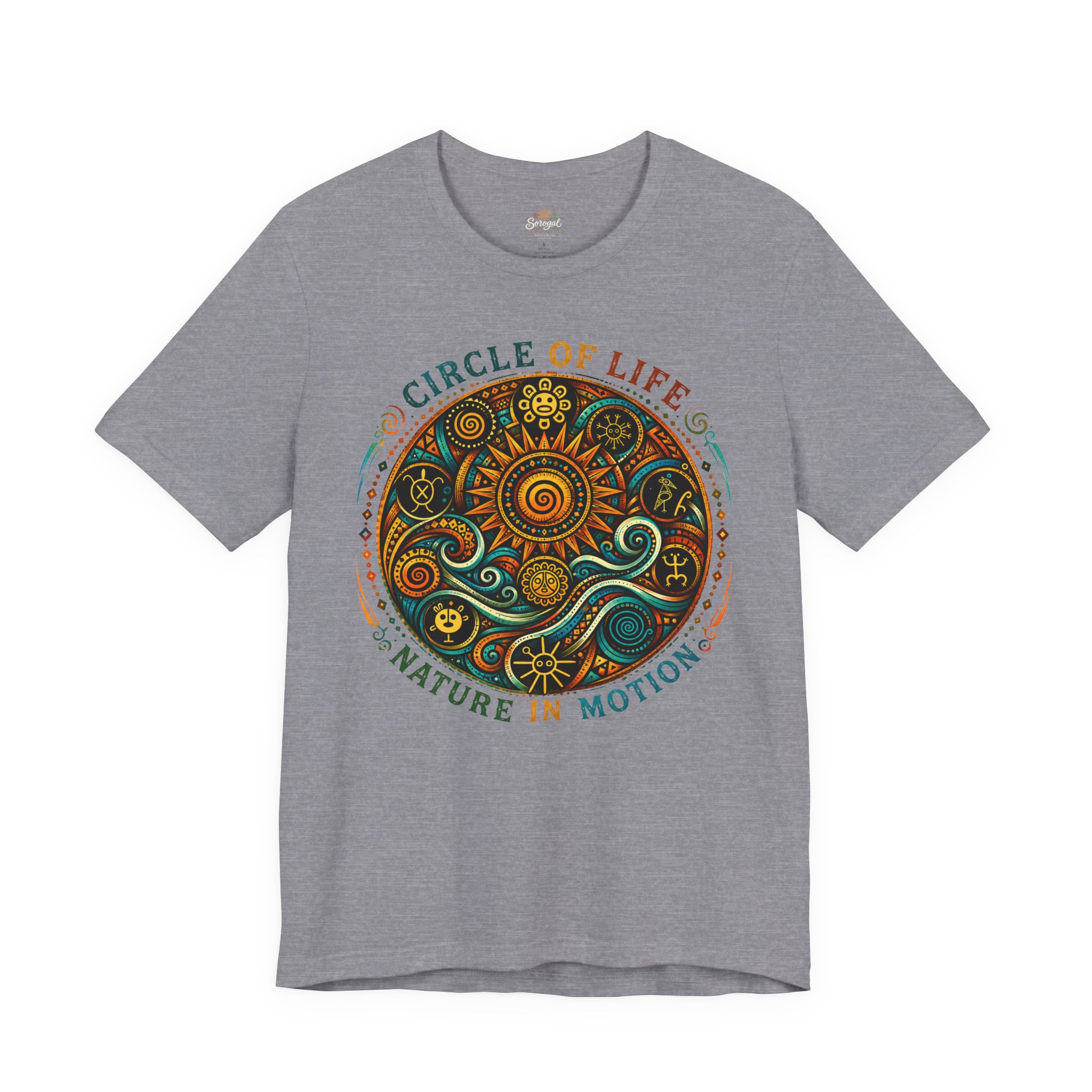 Circle of Life Tee — 'Nature in Motion' Graphic T-Shirt - Image 7