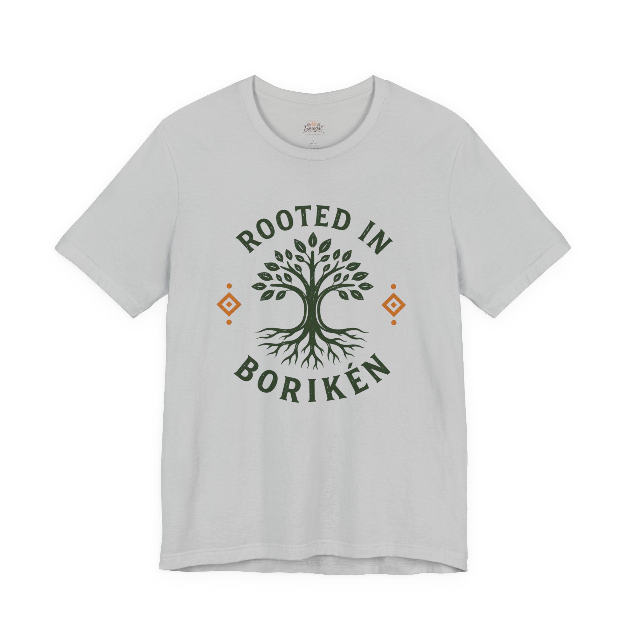 Rooted in Borikén T-Shirt | Puerto Rican Heritage Tee - Image 3
