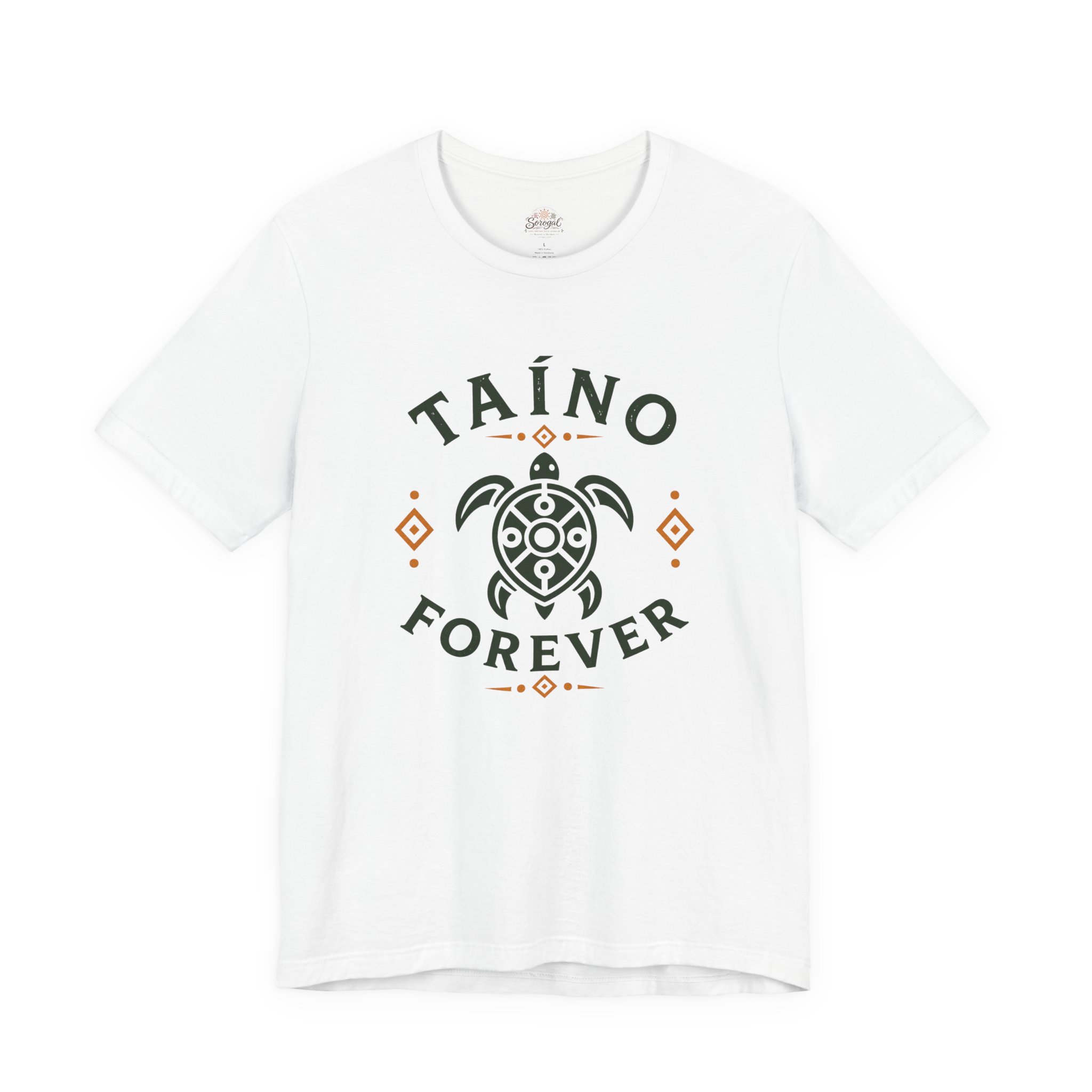 Taíno Forever Turtle T-Shirt | Puerto Rican Heritage Tee - Image 2