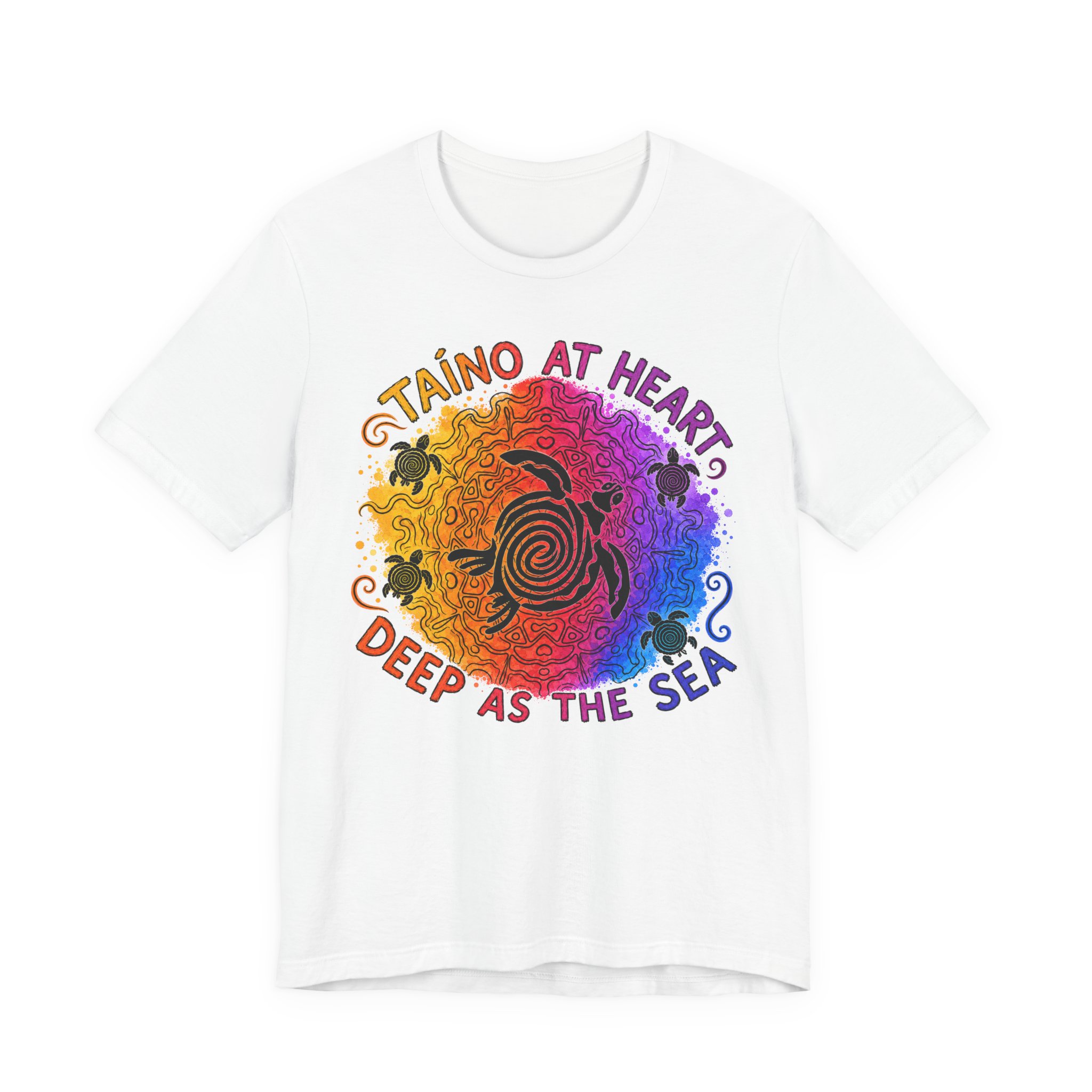Taino at Heart Deep as the Sea T-Shirt – Island Pride Tee - Image 2