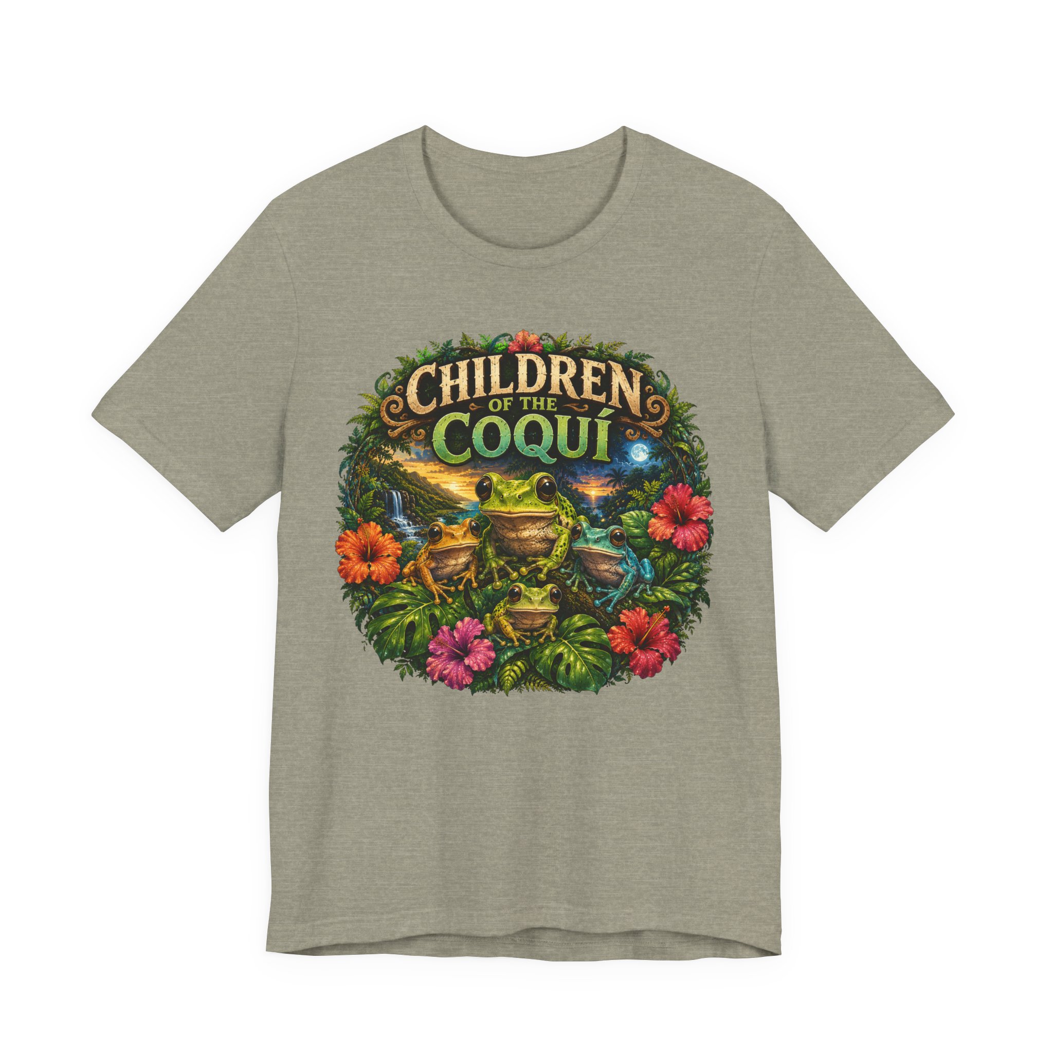 Puerto Rico Coquí Frog Graphic Tee | Children of the Coquí - Image 7