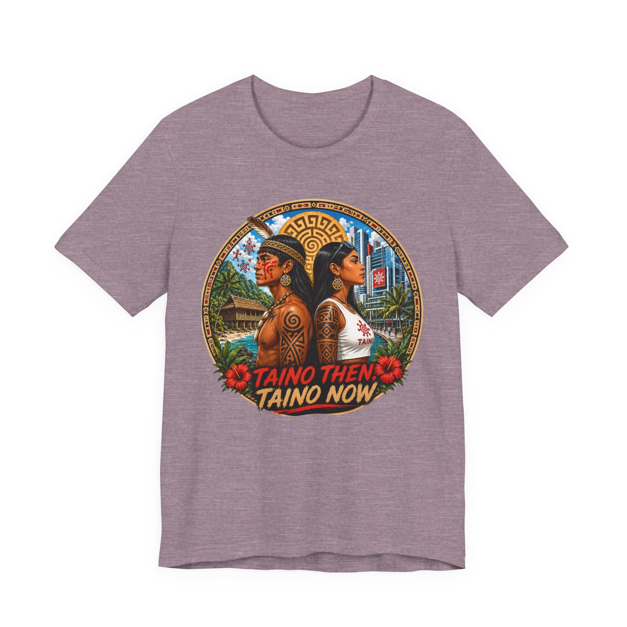 Taino Then Taino Now T-Shirt – Taíno Heritage Graphic Tee - Image 8