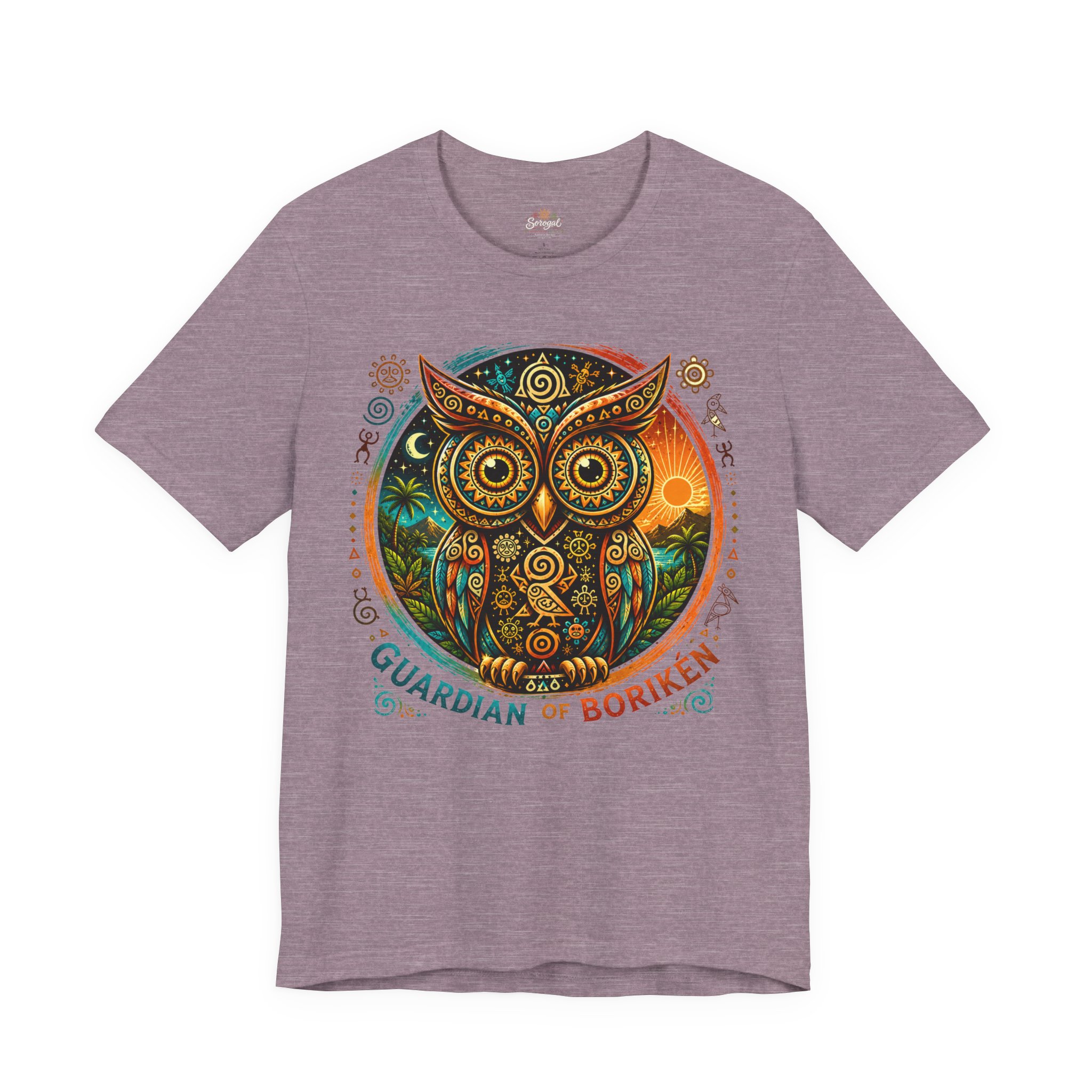 Guardian of Borikén Owl T-Shirt | Taíno Múcaro Art Tee - Image 10