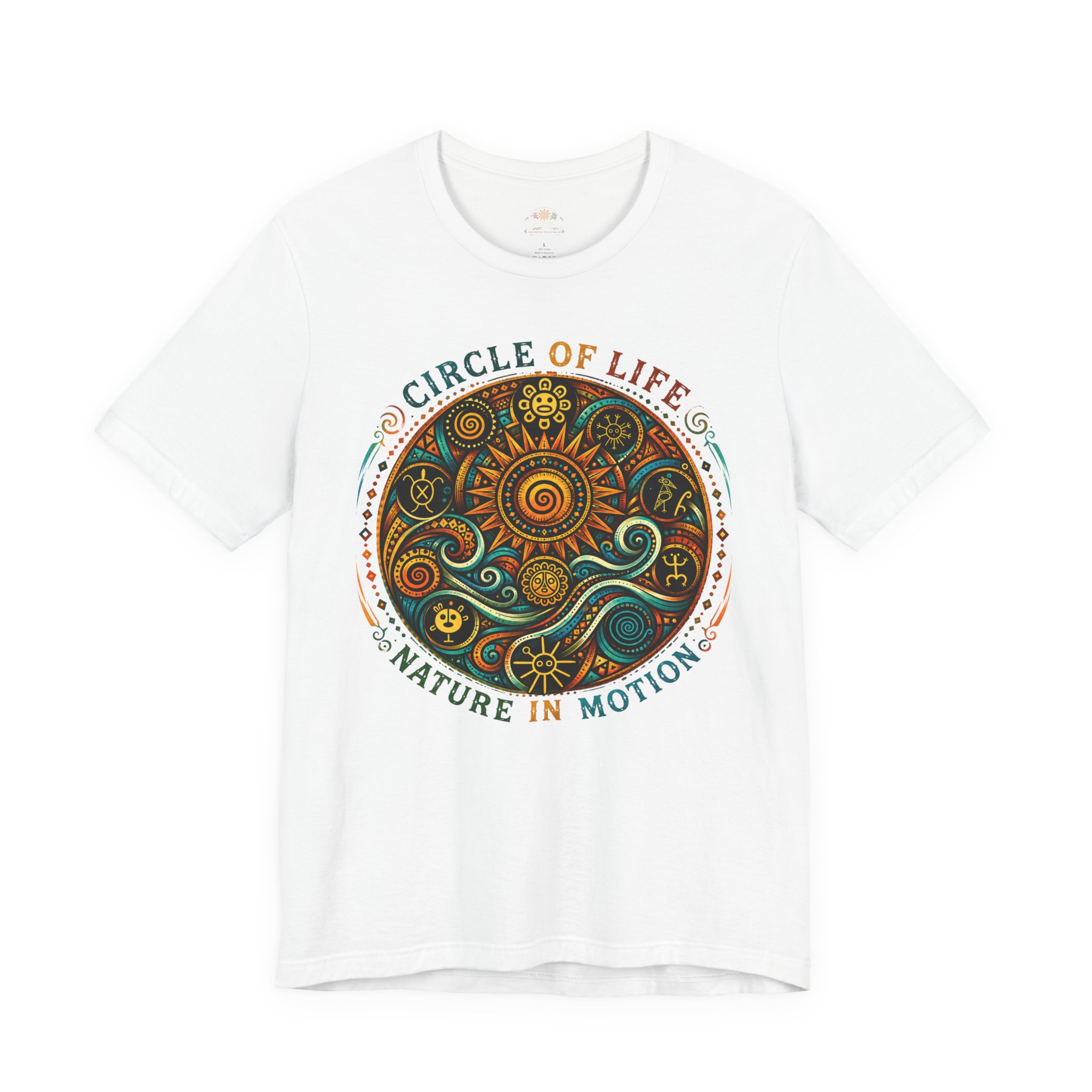 Circle of Life Tee — 'Nature in Motion' Graphic T-Shirt - Image 2