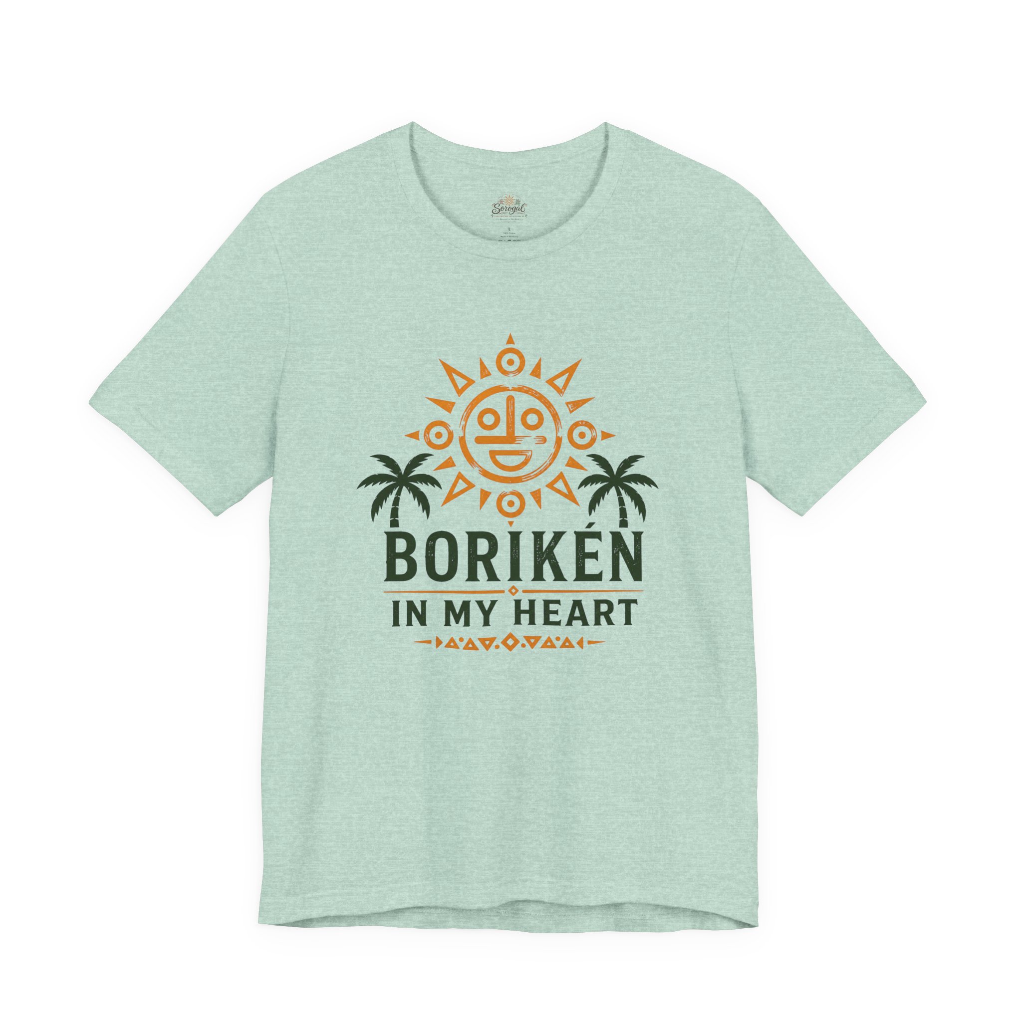 Borikén In My Heart T-Shirt | Puerto Rico Pride Tee - Image 5