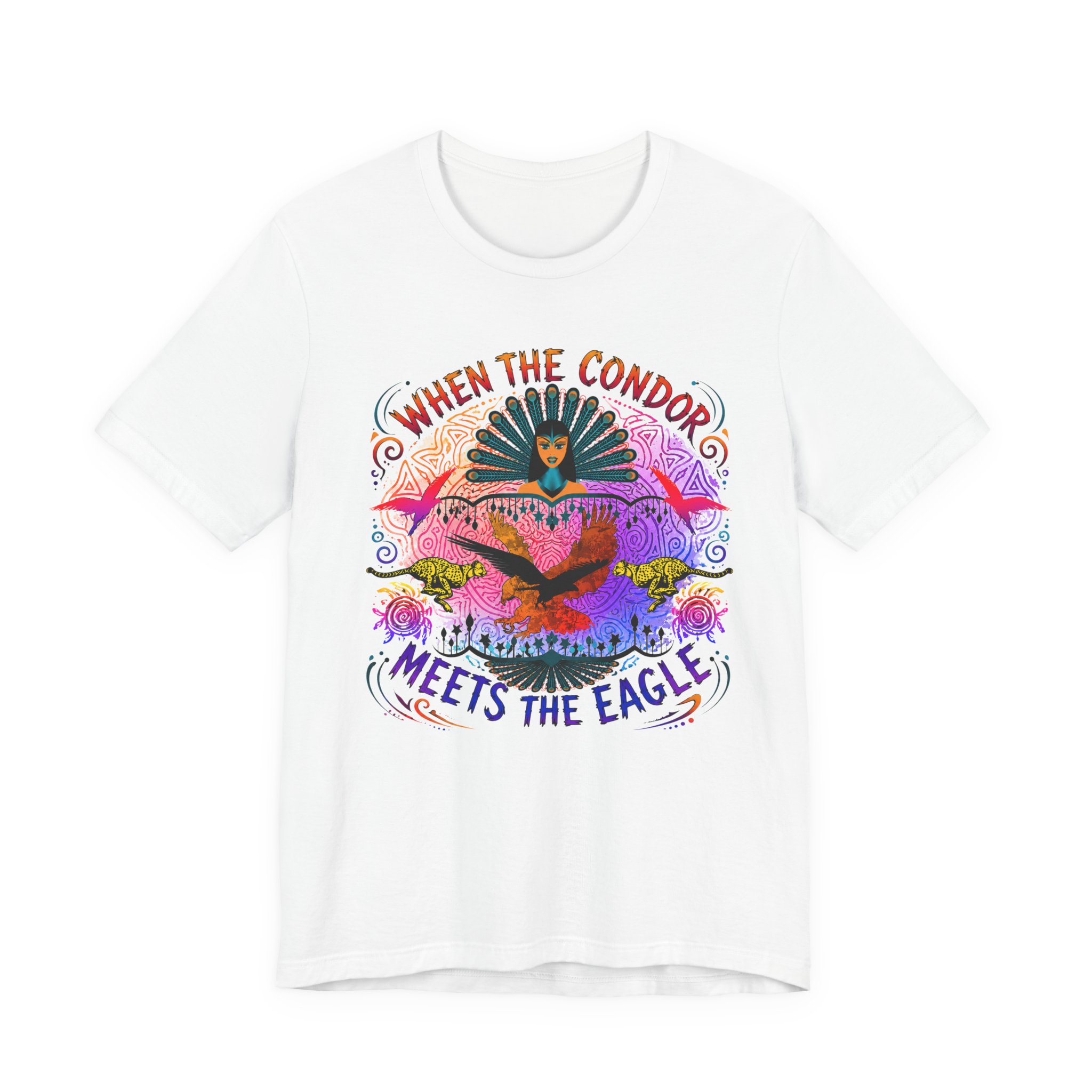 When the Condor Meets the Eagle T-Shirt – Cultural Unity Tee - Image 2