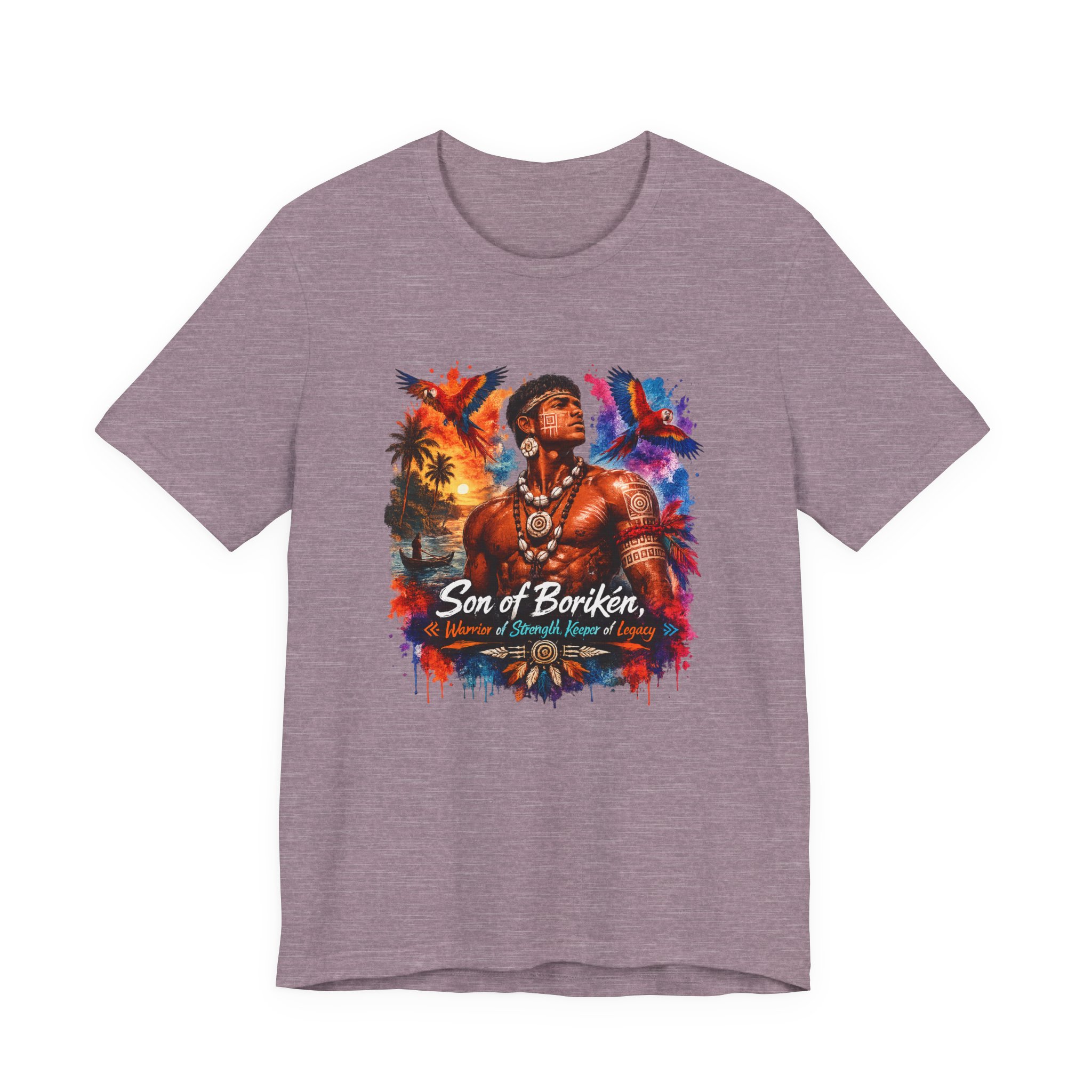 Son of Borikén T-Shirt – Taíno Warrior Heritage Tee - Image 7