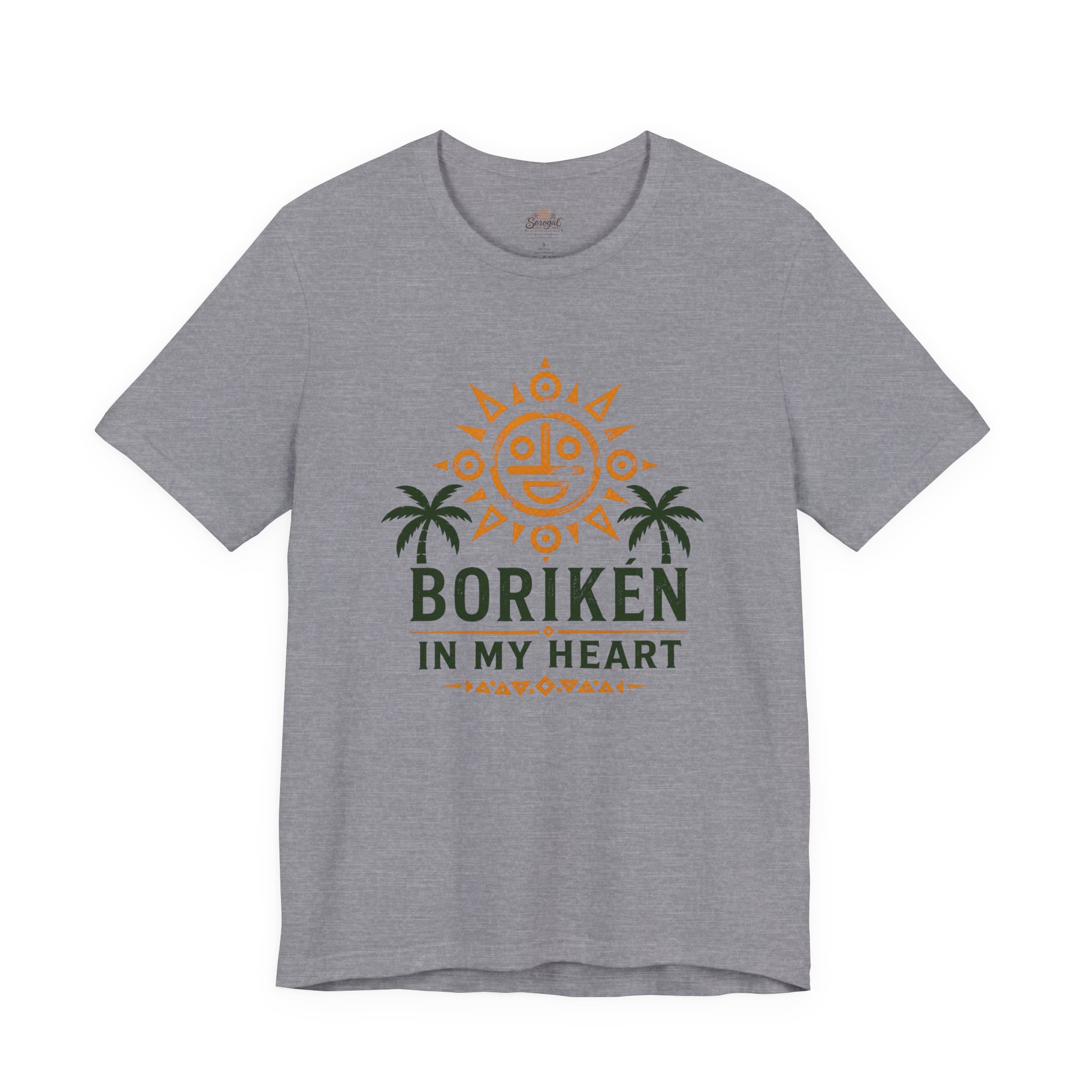 Borikén In My Heart T-Shirt | Puerto Rico Pride Tee - Image 7