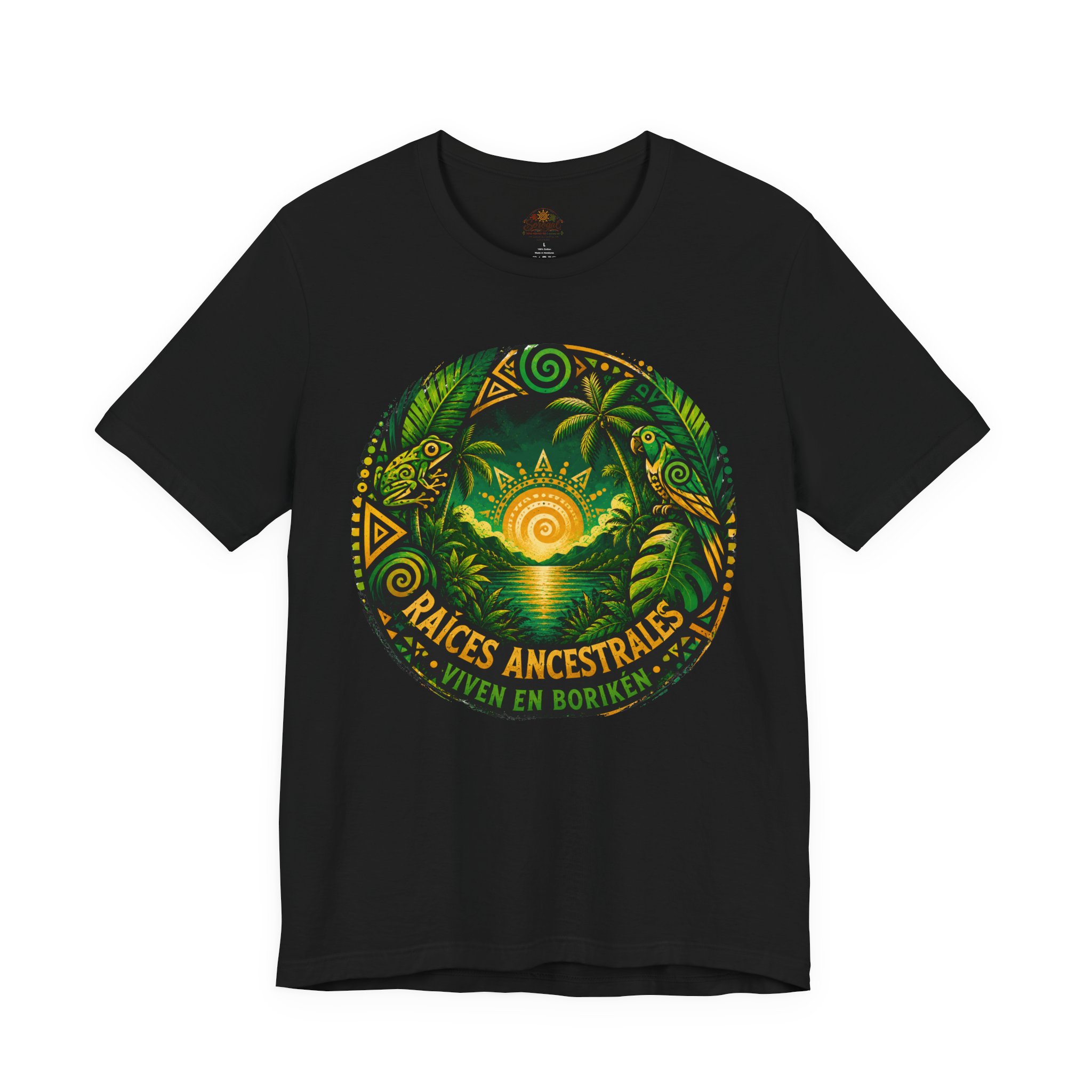 Raíces Ancestrales Tee — Viven en Borikén T-Shirt - Image 4
