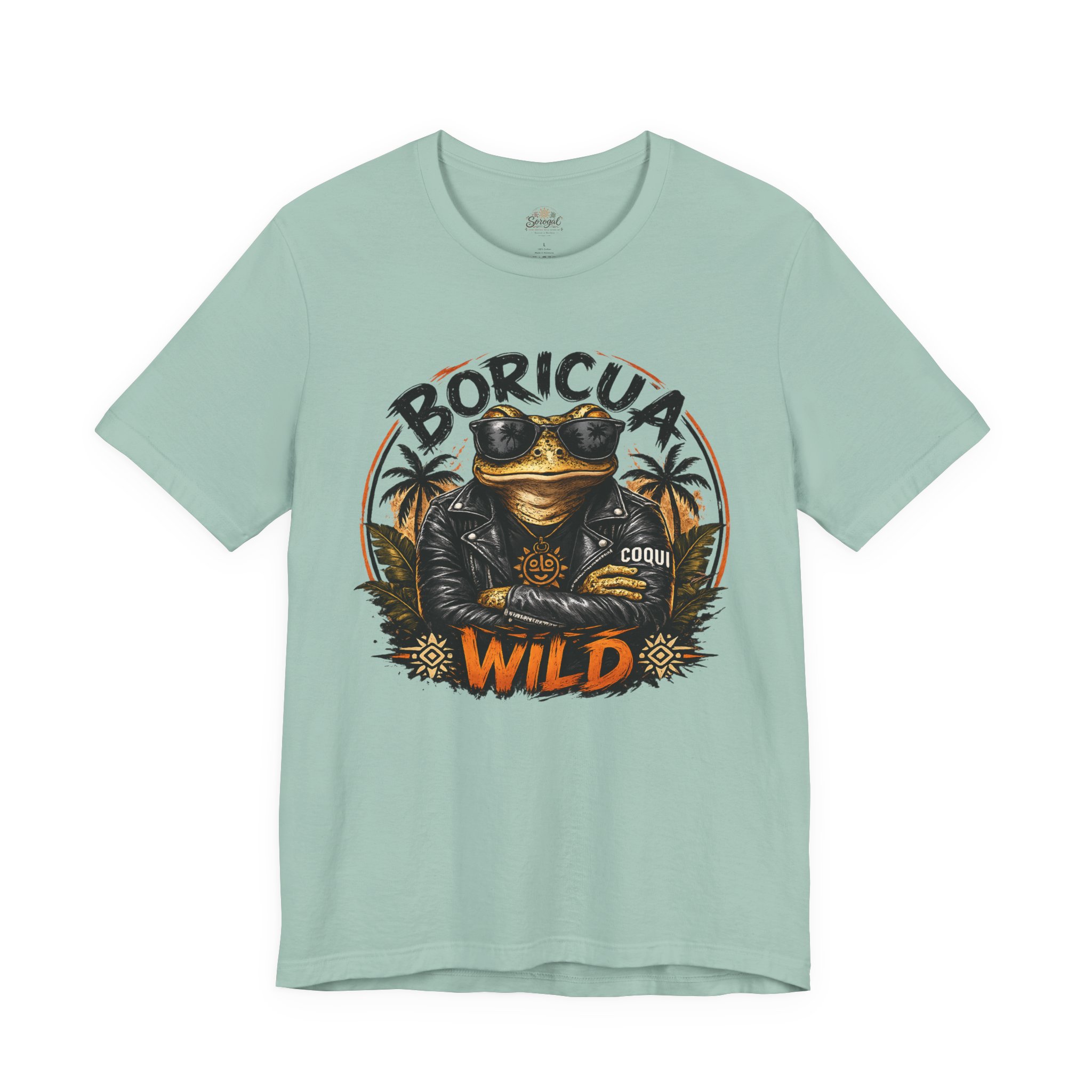 Boricua Wild Frog Tee | Puerto Rican Pride T-Shirt - Image 6