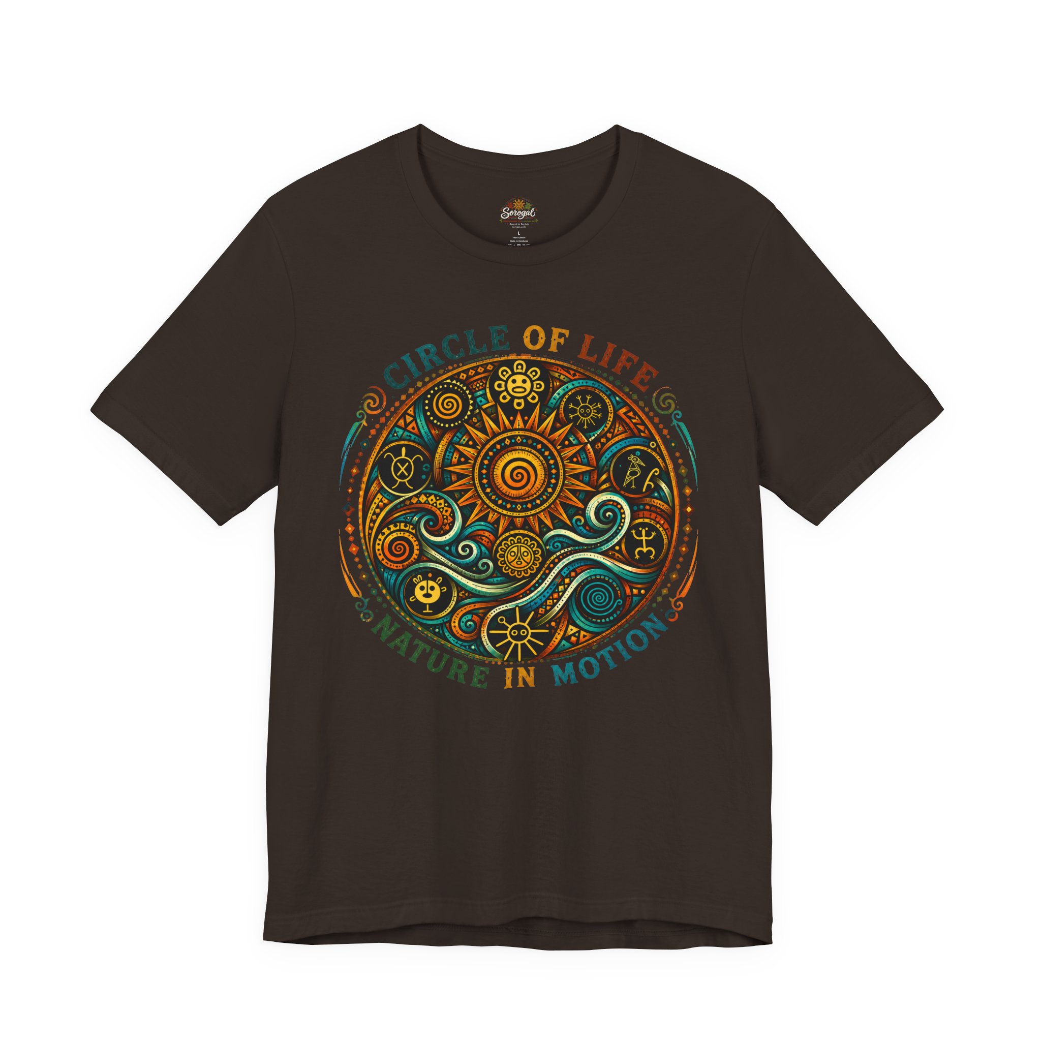 Circle of Life Tee — 'Nature in Motion' Graphic T-Shirt - Image 3