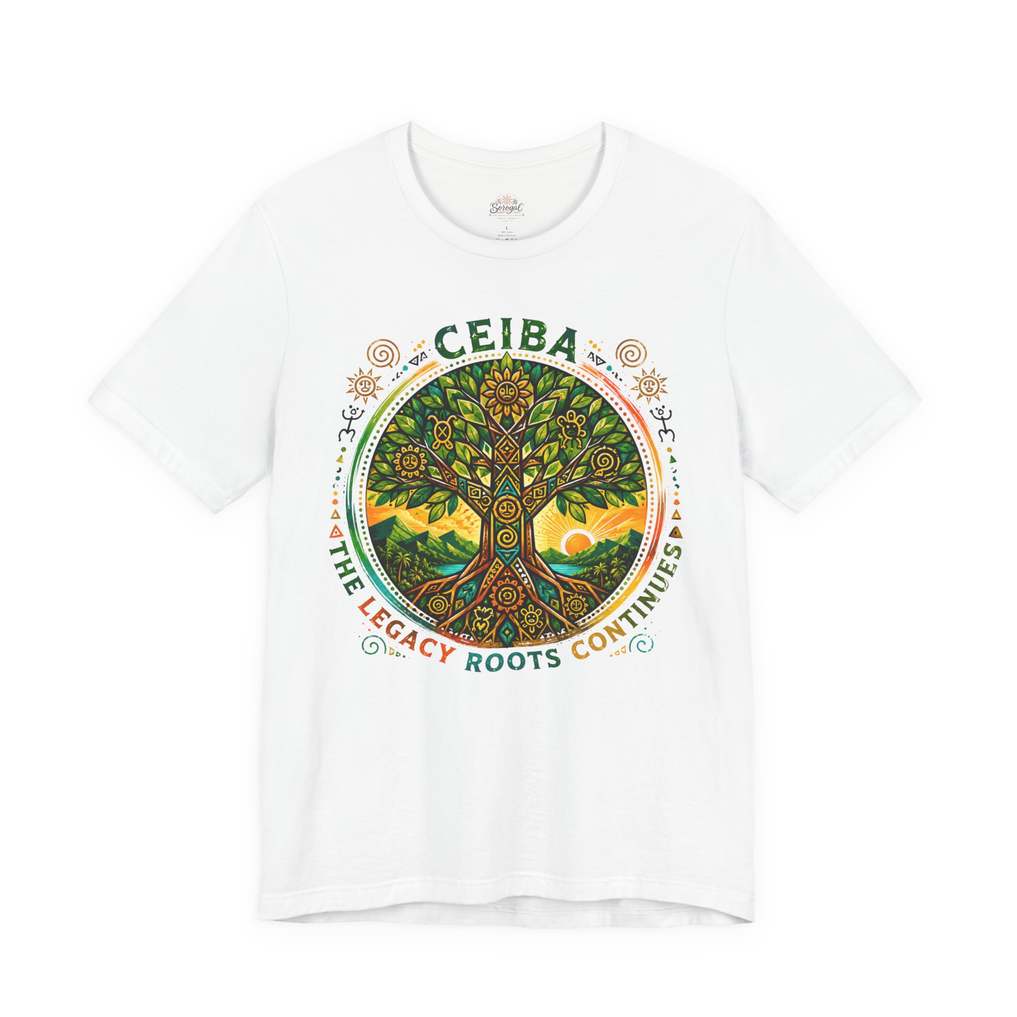 Ceiba Tree T-Shirt — The Legacy Roots Continue Botanical Graphic Tee - Image 2