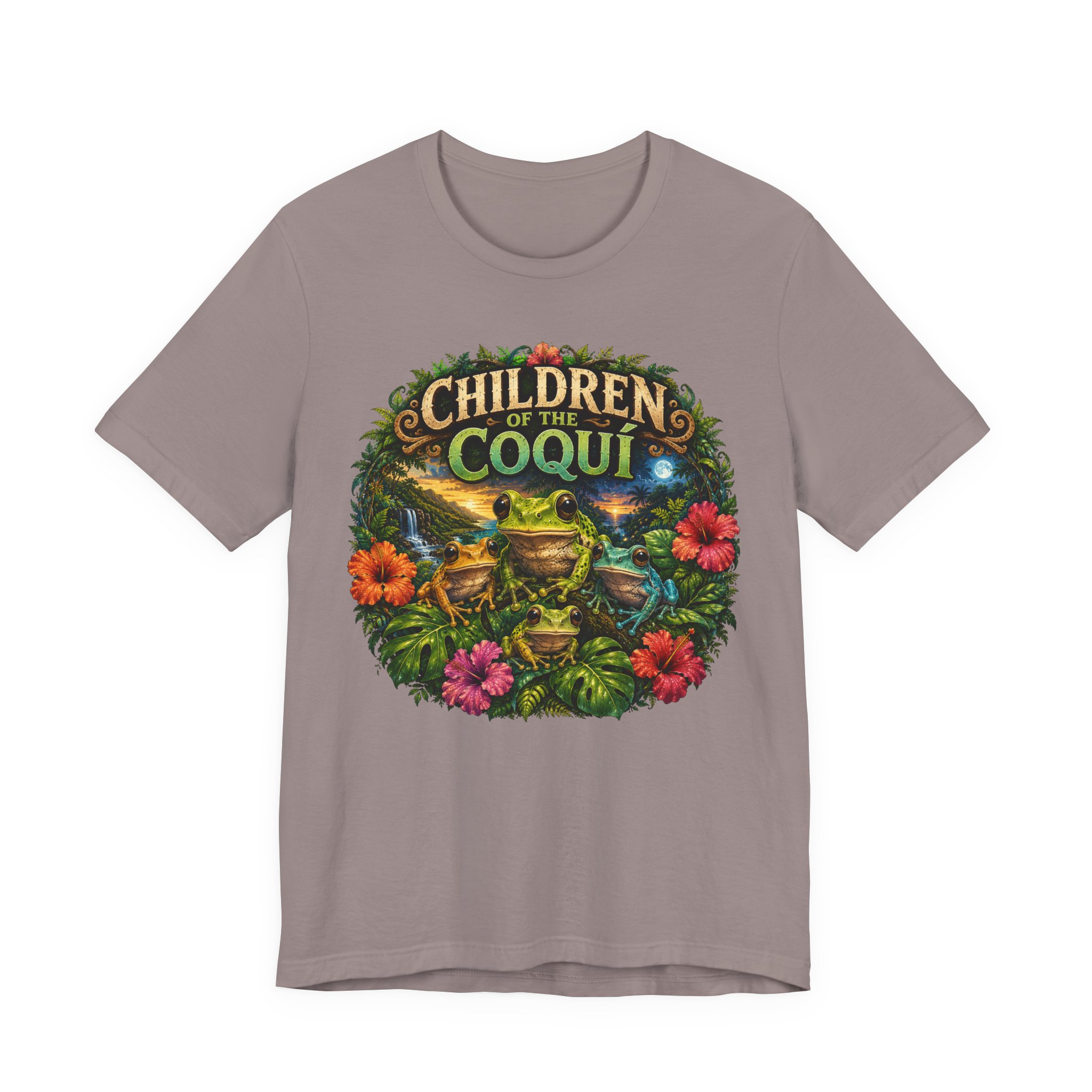 Puerto Rico Coquí Frog Graphic Tee | Children of the Coquí - Image 3