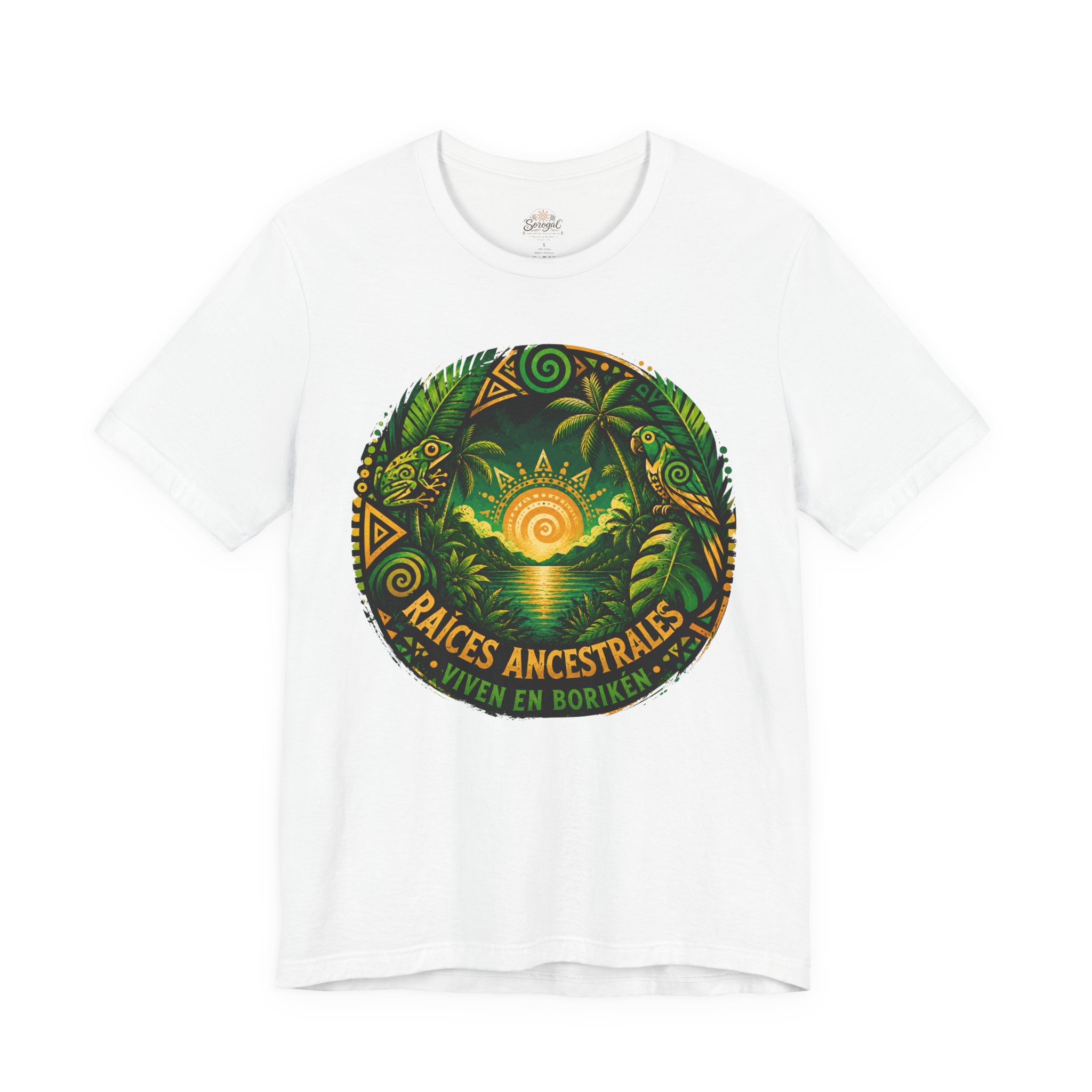 Raíces Ancestrales Tee — Viven en Borikén T-Shirt - Image 2