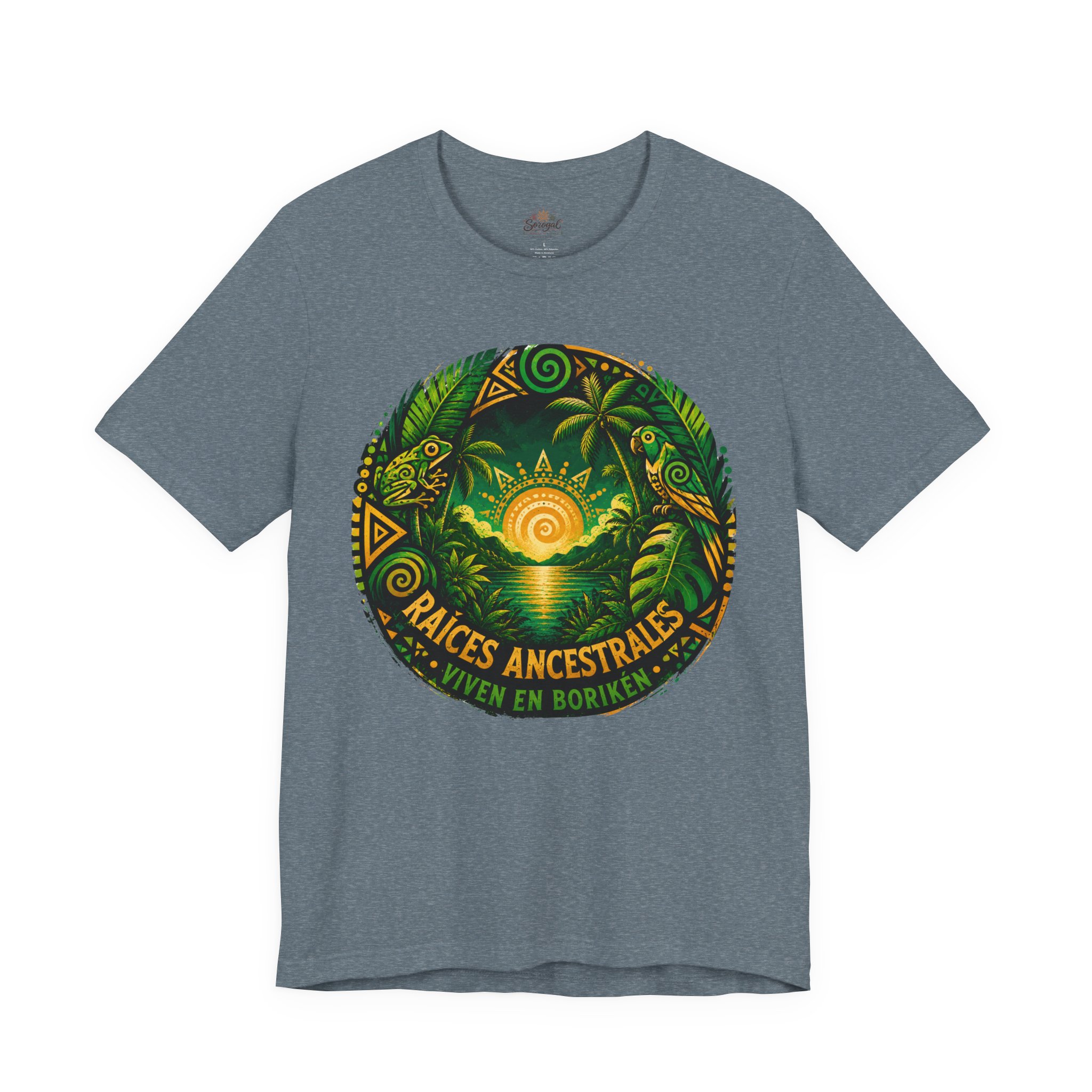 Raíces Ancestrales Tee — Viven en Borikén T-Shirt - Image 10