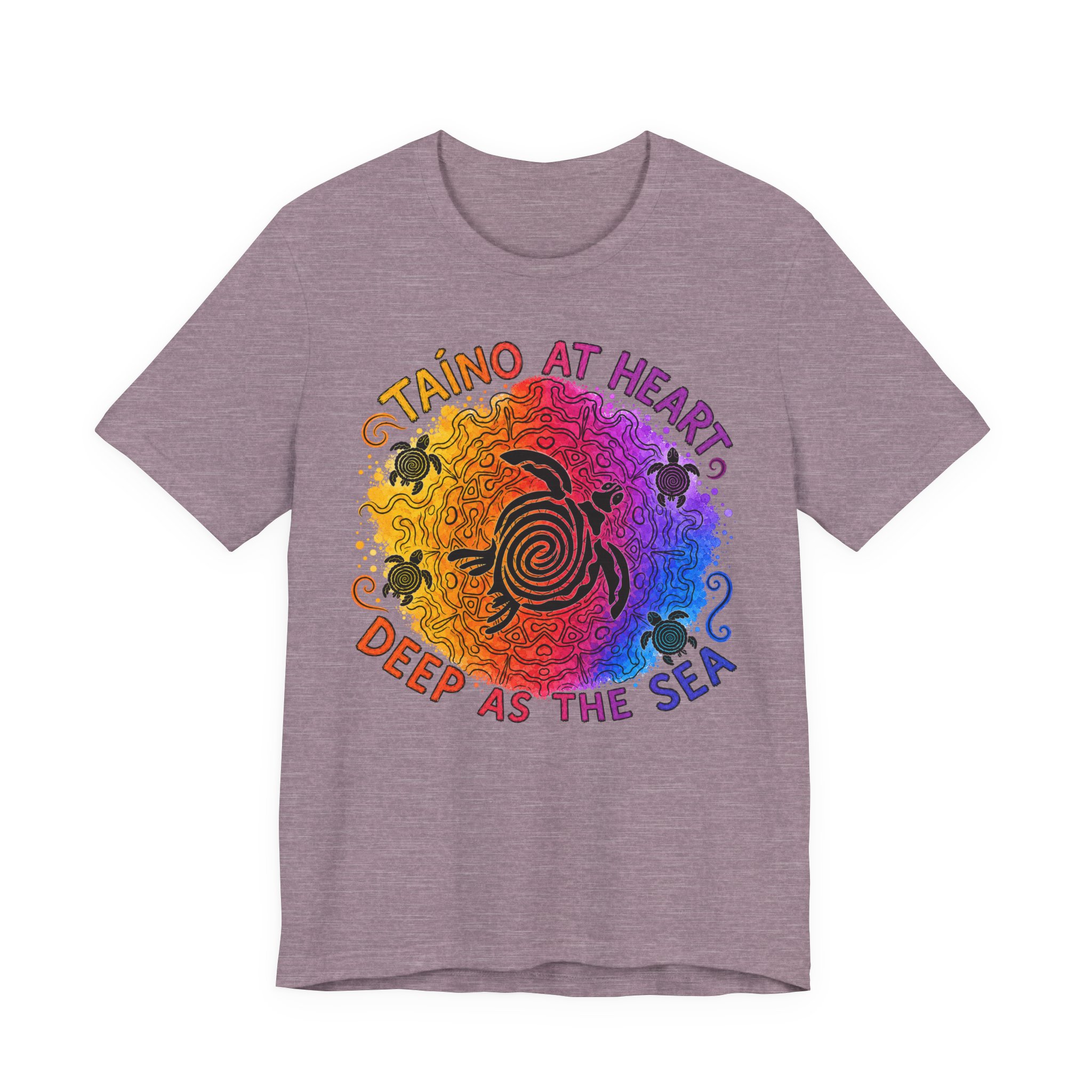 Taino at Heart Deep as the Sea T-Shirt – Island Pride Tee - Image 6