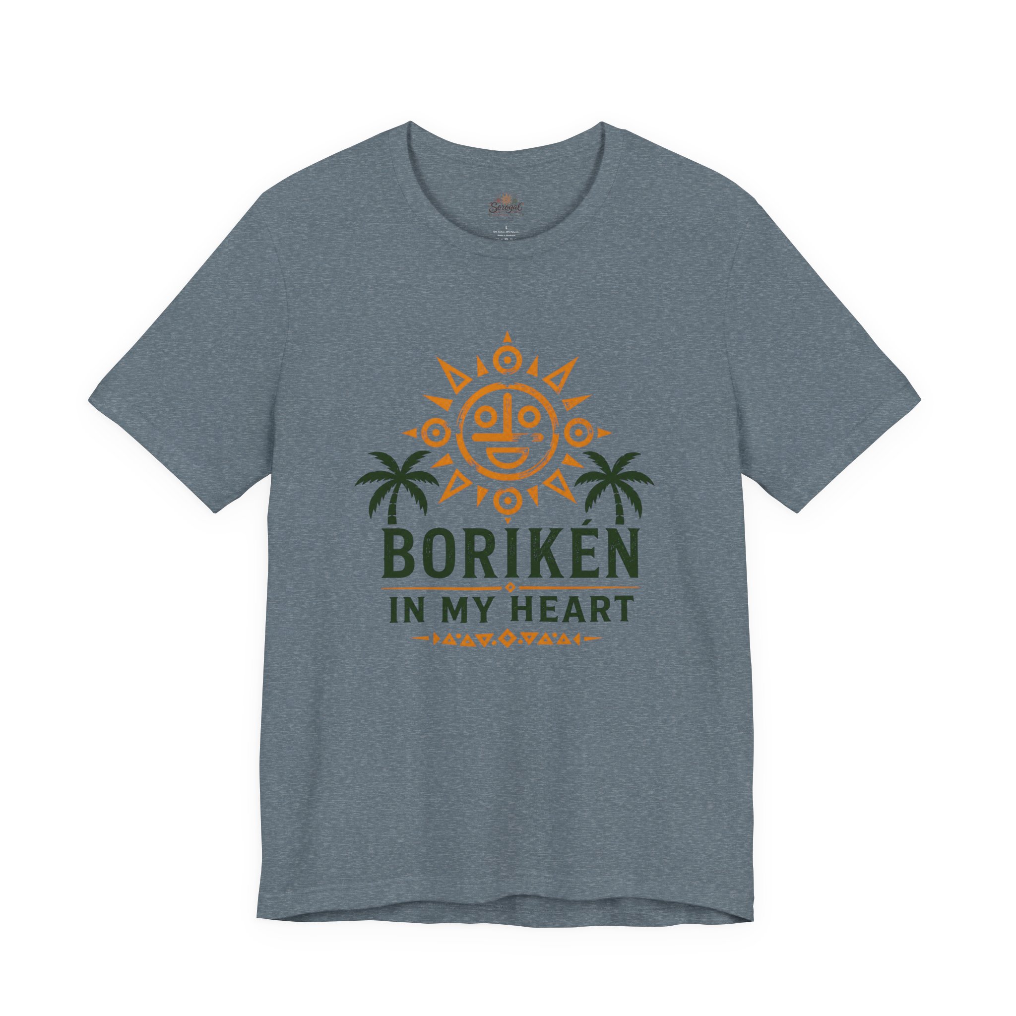 Borikén In My Heart T-Shirt | Puerto Rico Pride Tee - Image 8