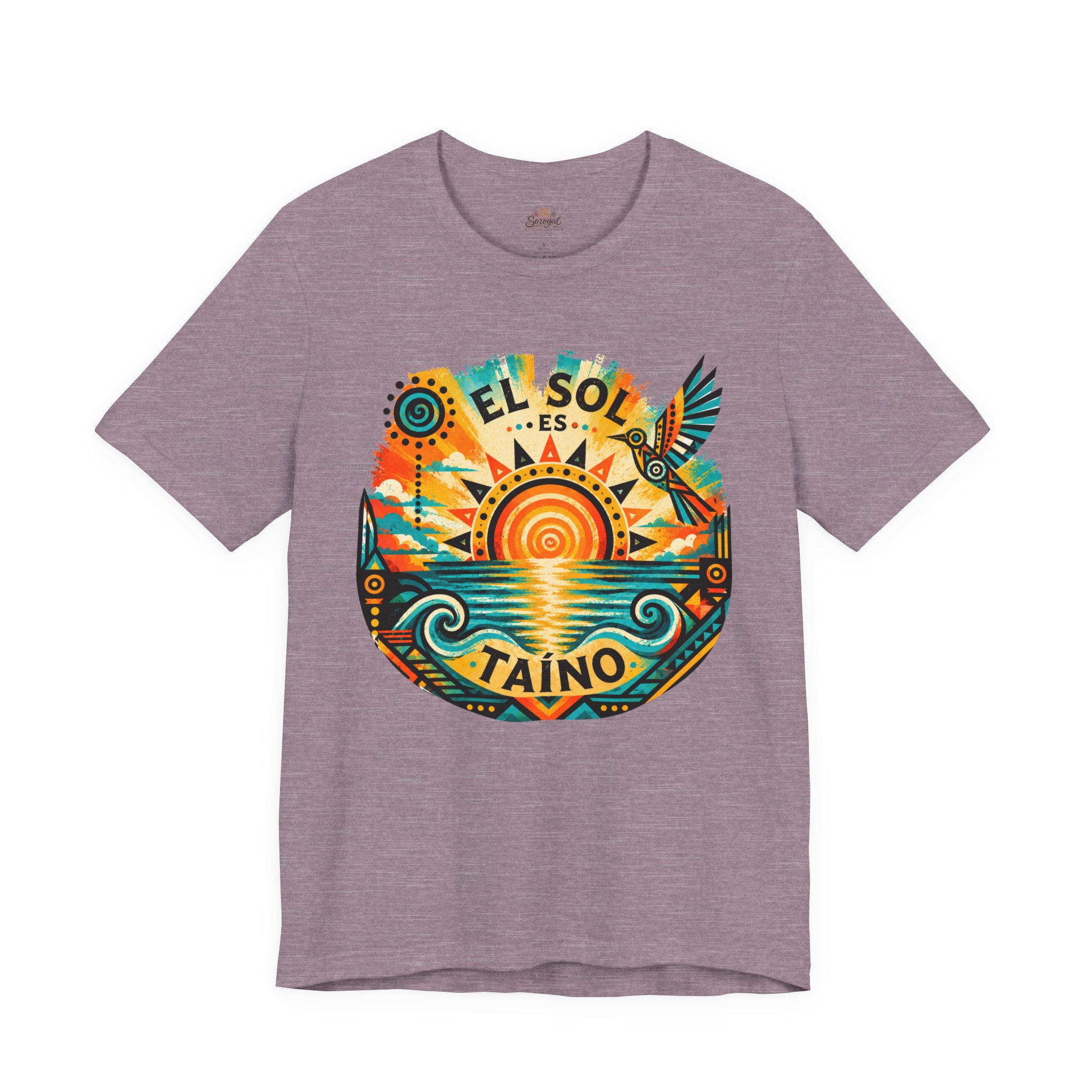 El Sol Es Taíno T-Shirt — Caribbean Sunset Graphic Tee - Image 12