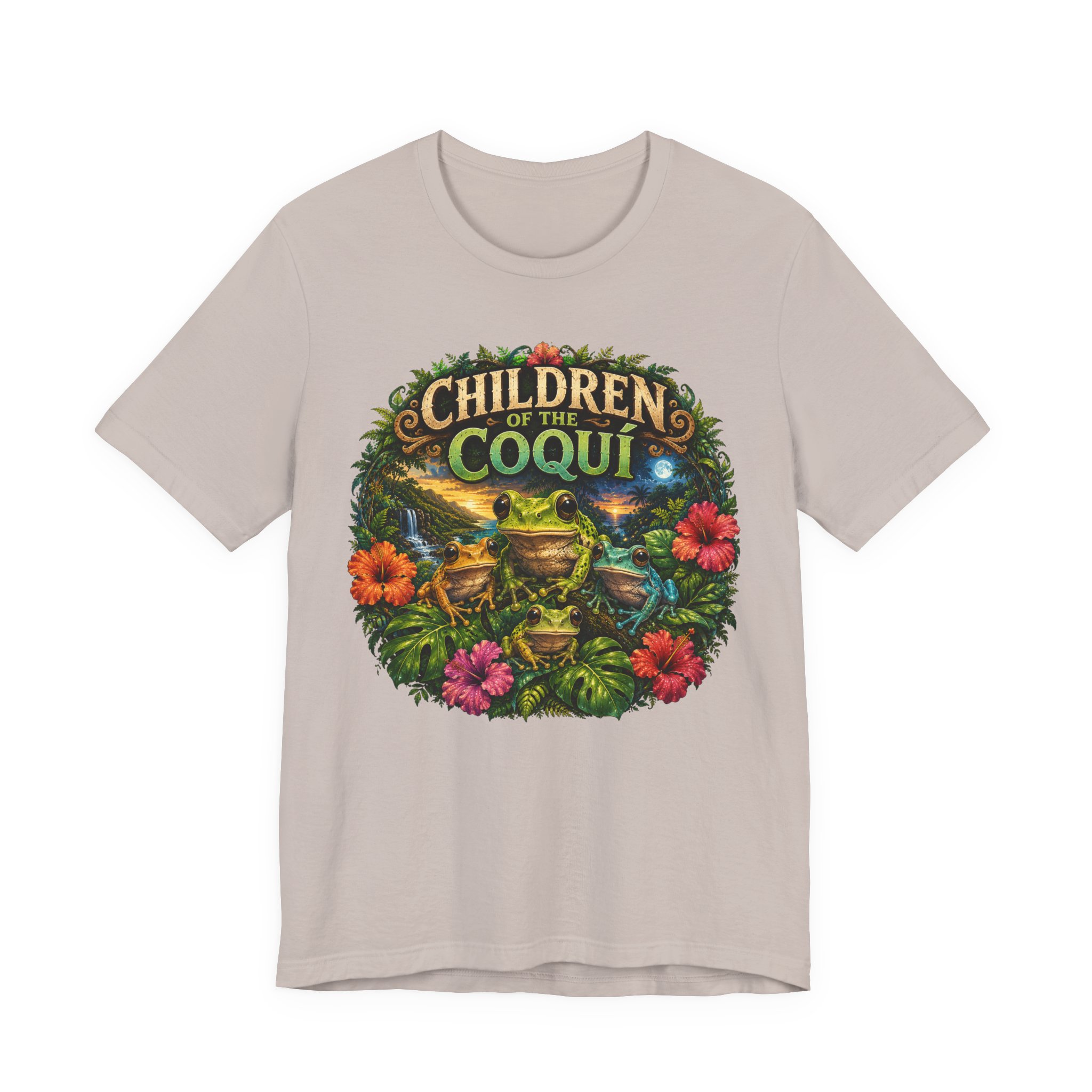 Puerto Rico Coquí Frog Graphic Tee | Children of the Coquí - Image 8