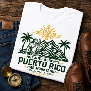 Puerto Rico Mountains Not Just Beaches Scenic Island Tee