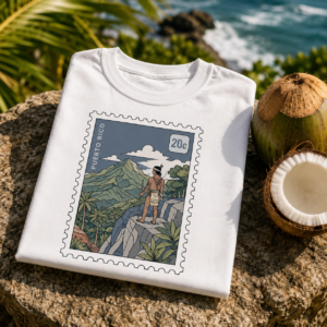Adventure Stamp T‑Shirt Puerto Rico Mountain Hiker Graphic Tee