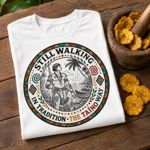 Taino Heritage T Shirt – Still Walking in Tradition