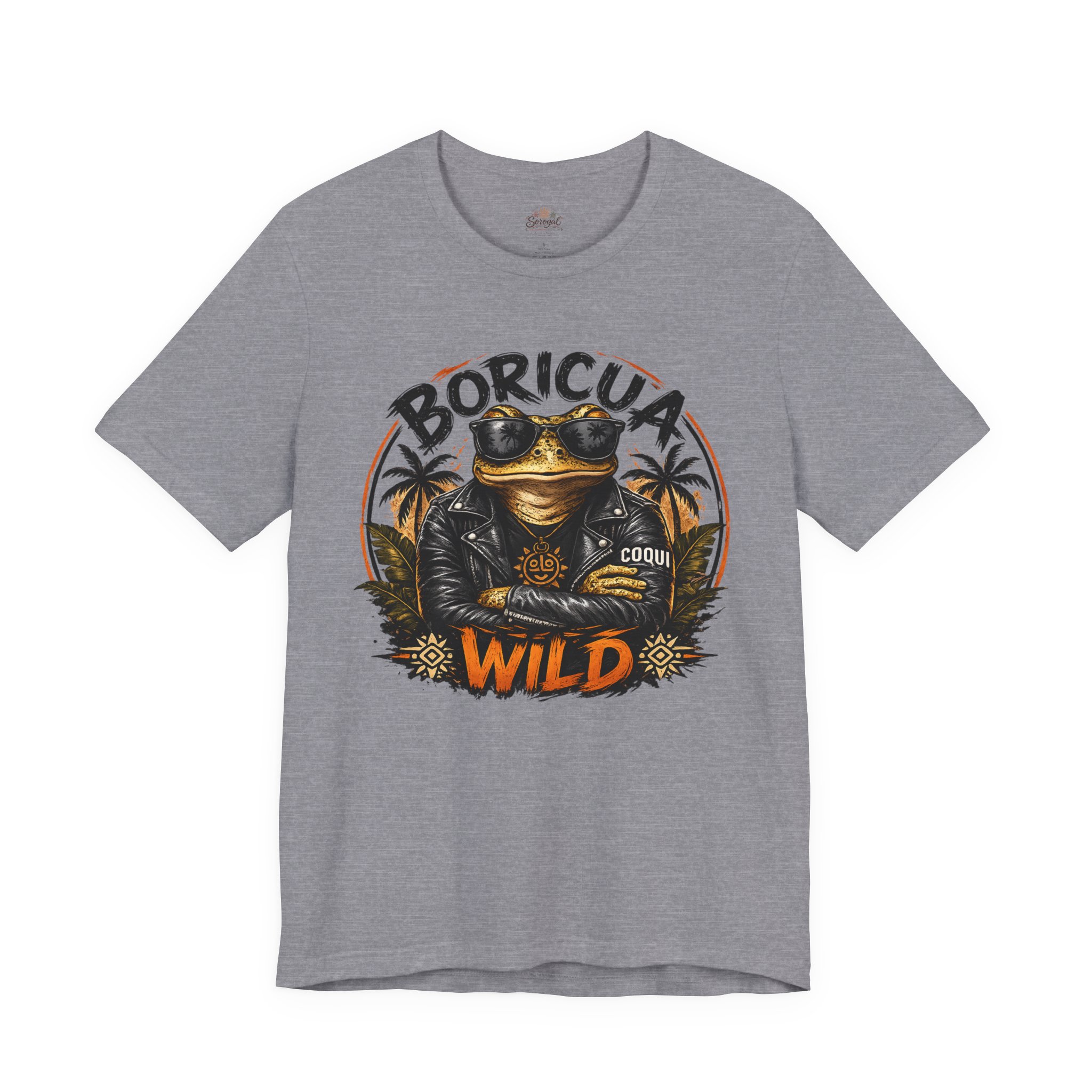 Boricua Wild Frog Tee | Puerto Rican Pride T-Shirt - Image 8