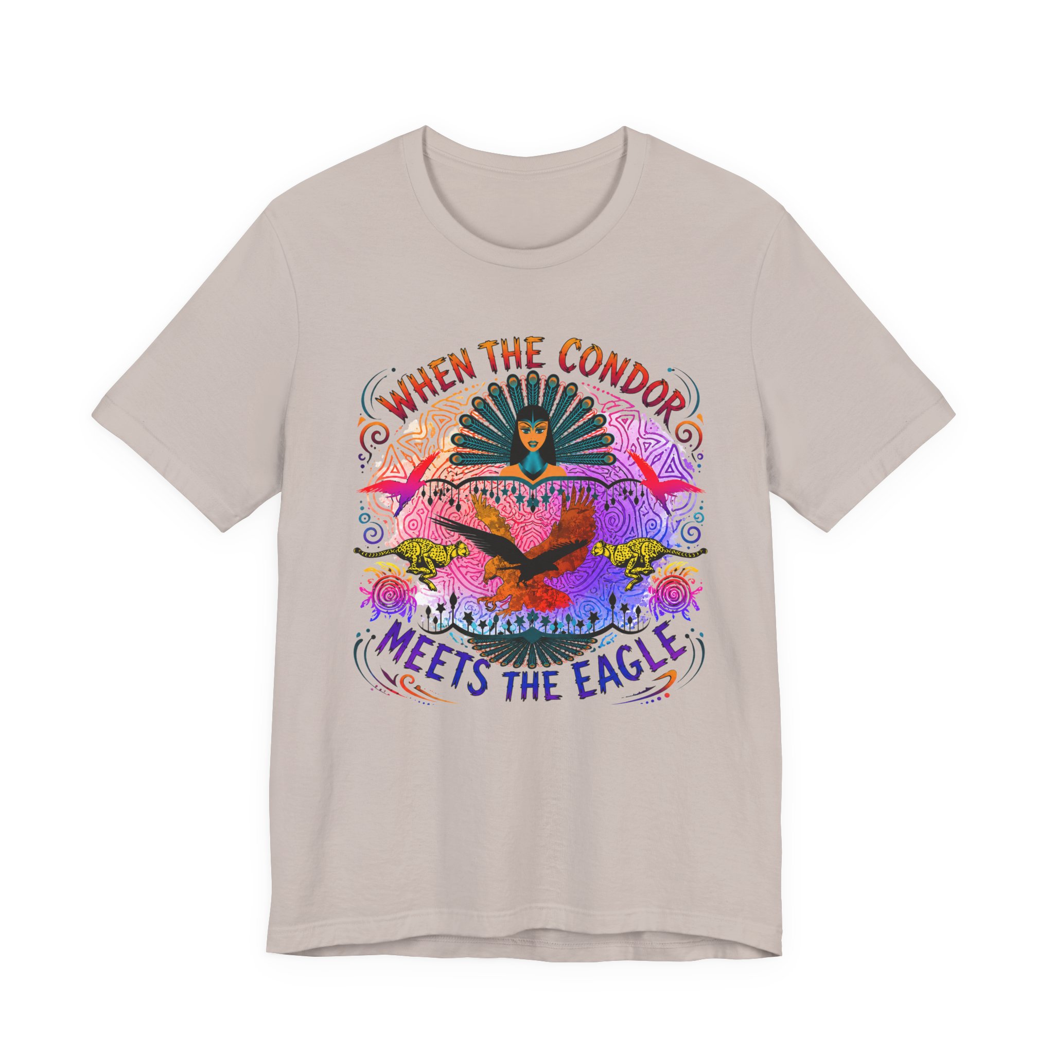 When the Condor Meets the Eagle T-Shirt – Cultural Unity Tee - Image 4