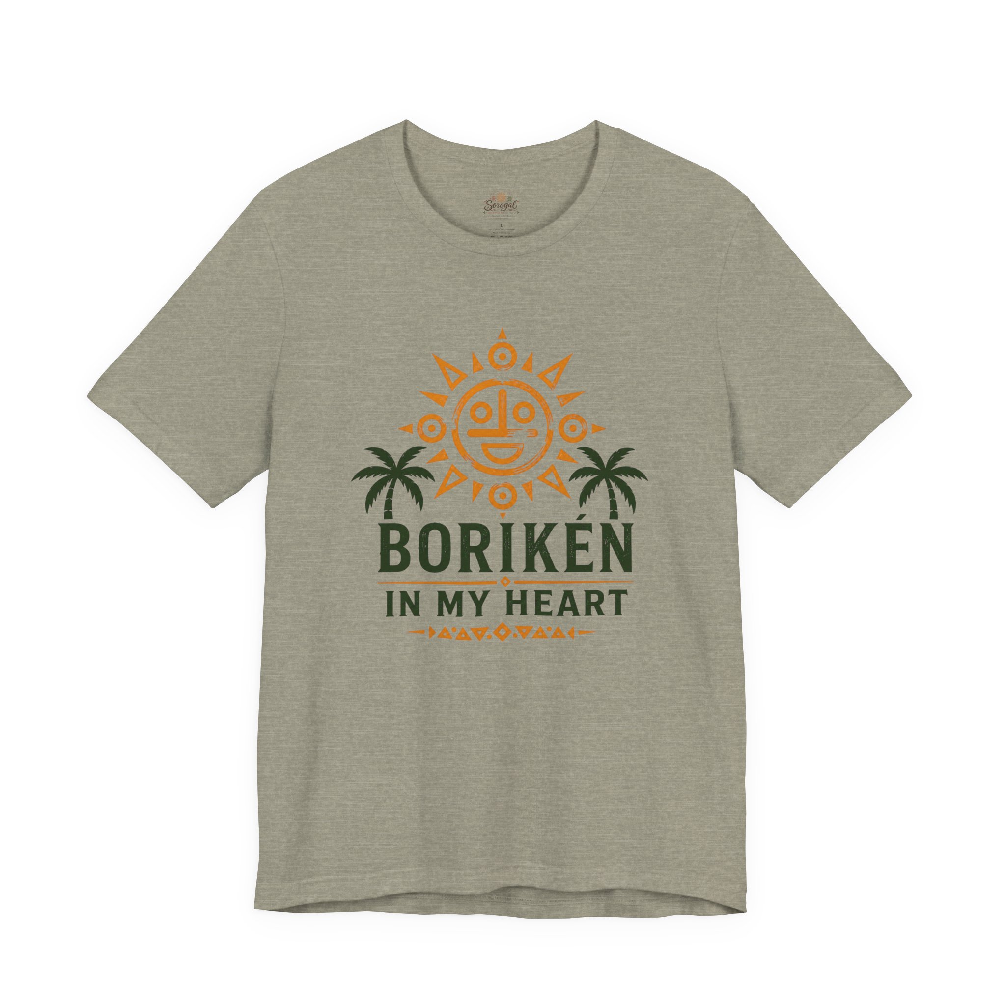 Borikén In My Heart T-Shirt | Puerto Rico Pride Tee - Image 3