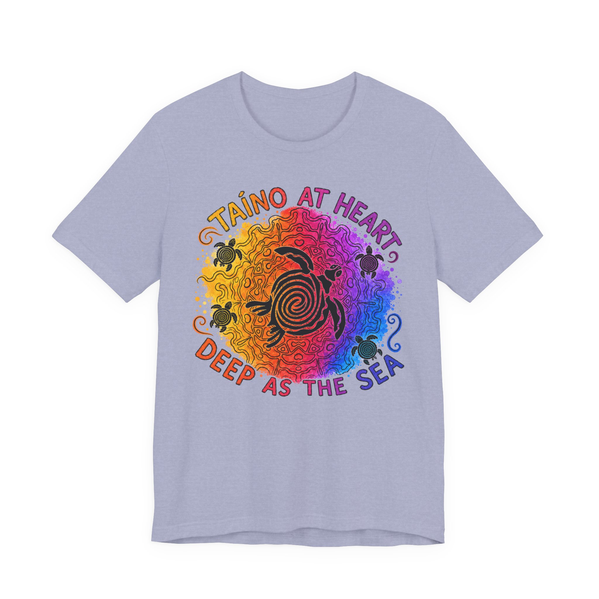 Taino at Heart Deep as the Sea T-Shirt – Island Pride Tee - Image 3