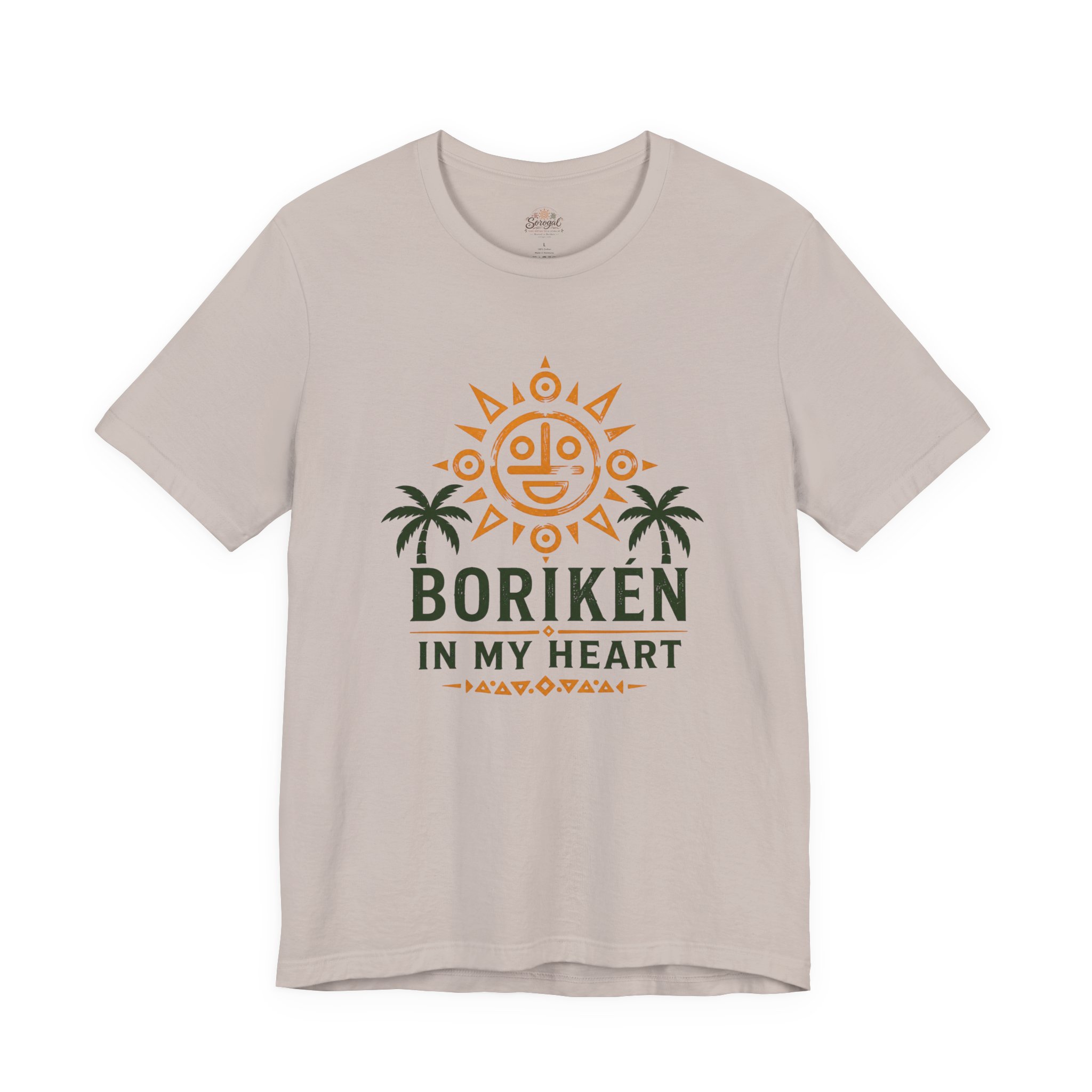 Borikén In My Heart T-Shirt | Puerto Rico Pride Tee - Image 4