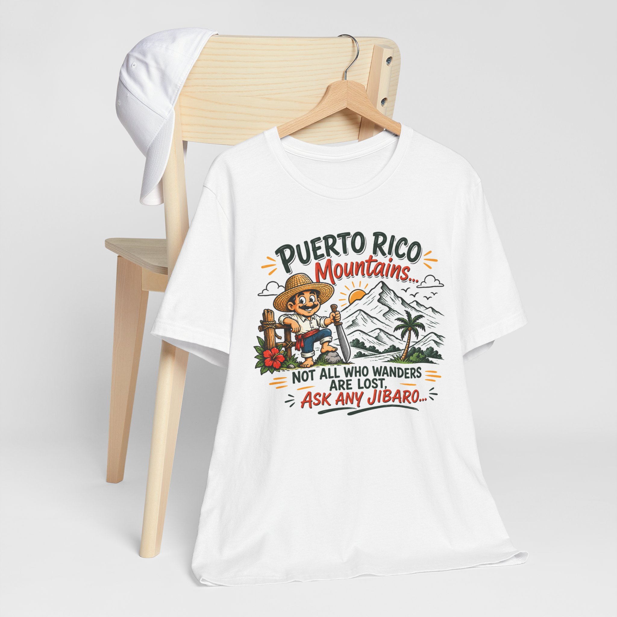 Puerto Rico Mountains T-Shirt — Ask Any Jíbaro Graphic Tee - Image 3