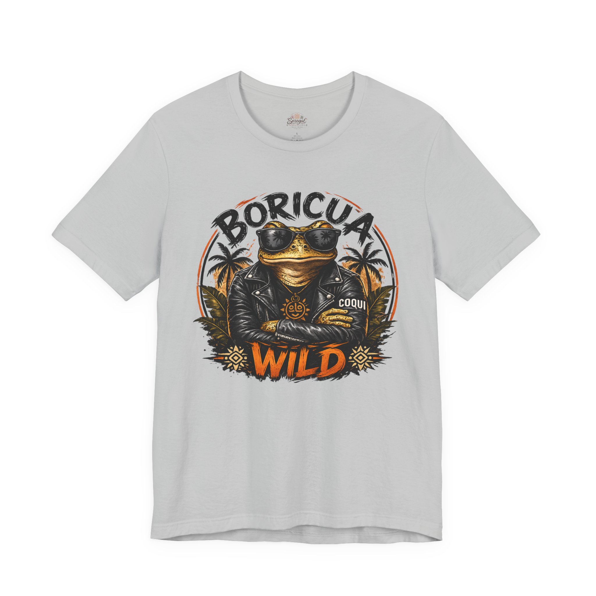 Boricua Wild Frog Tee | Puerto Rican Pride T-Shirt - Image 3