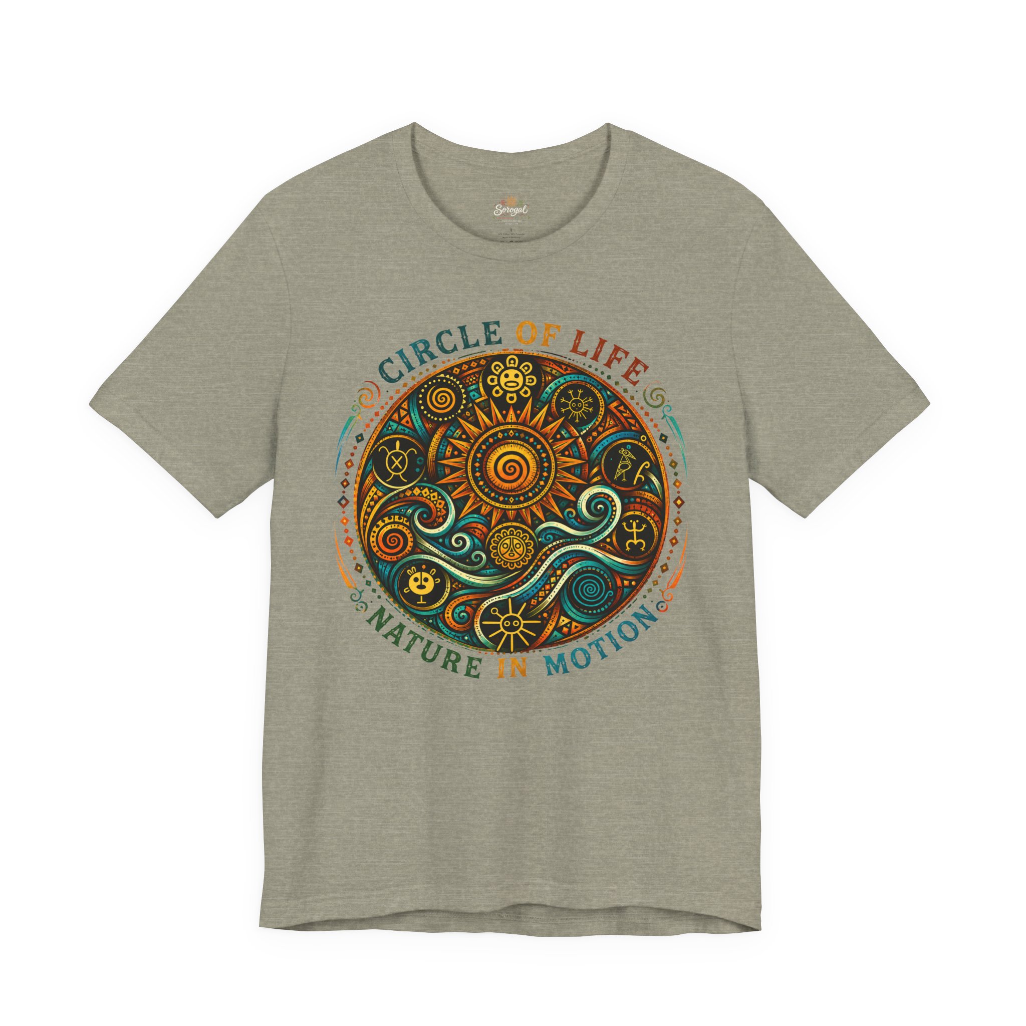 Circle of Life Tee — 'Nature in Motion' Graphic T-Shirt - Image 5
