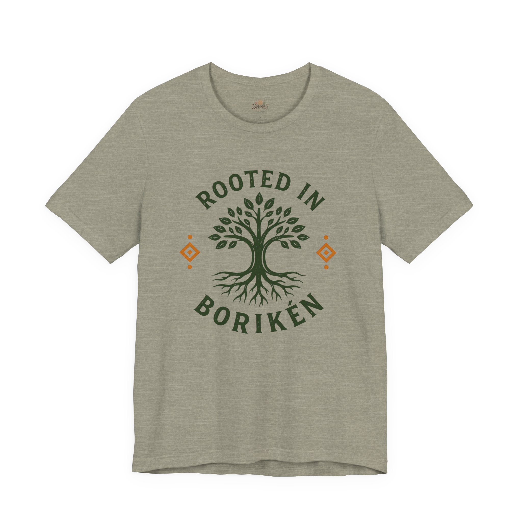 Rooted in Borikén T-Shirt | Puerto Rican Heritage Tee - Image 4