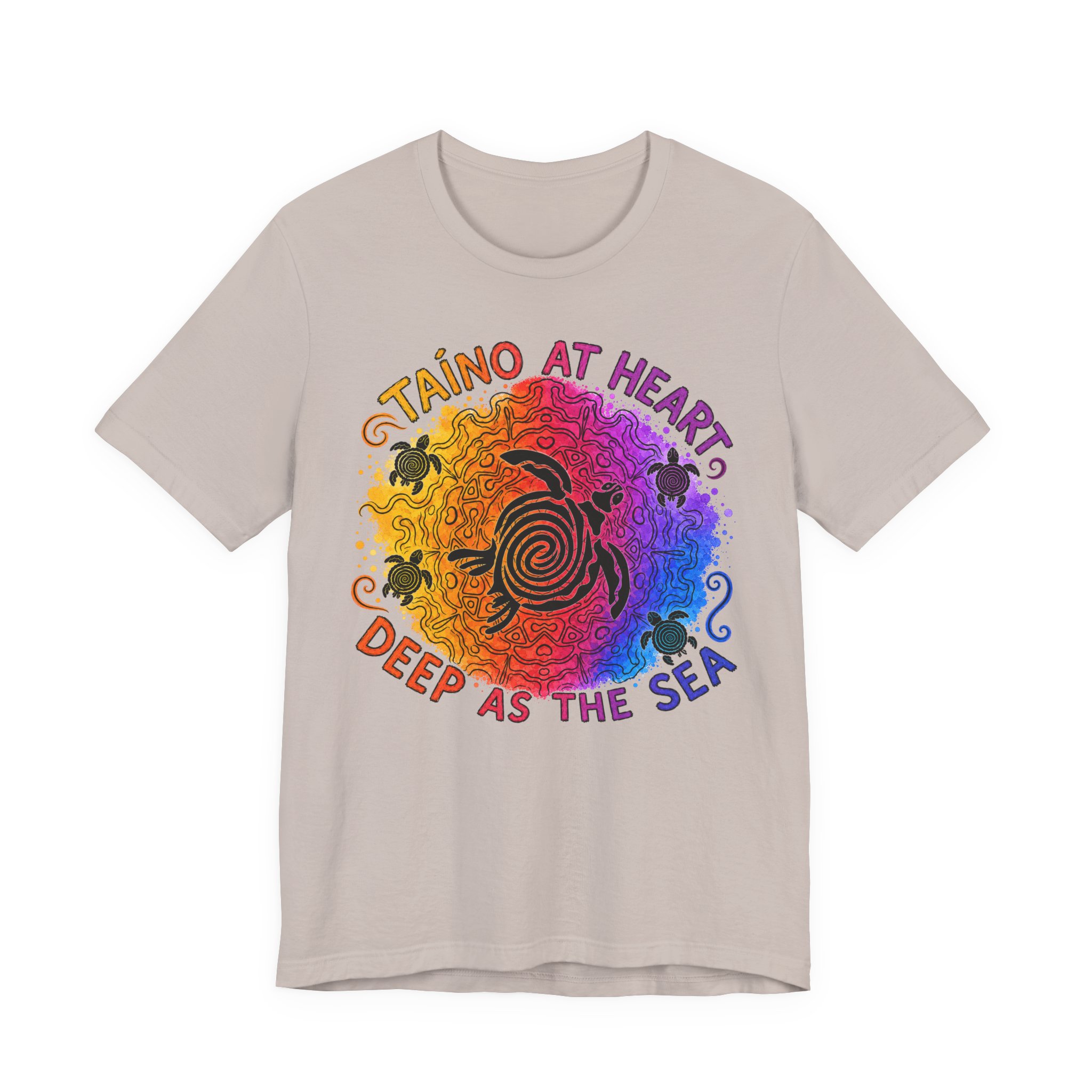 Taino at Heart Deep as the Sea T-Shirt – Island Pride Tee - Image 7