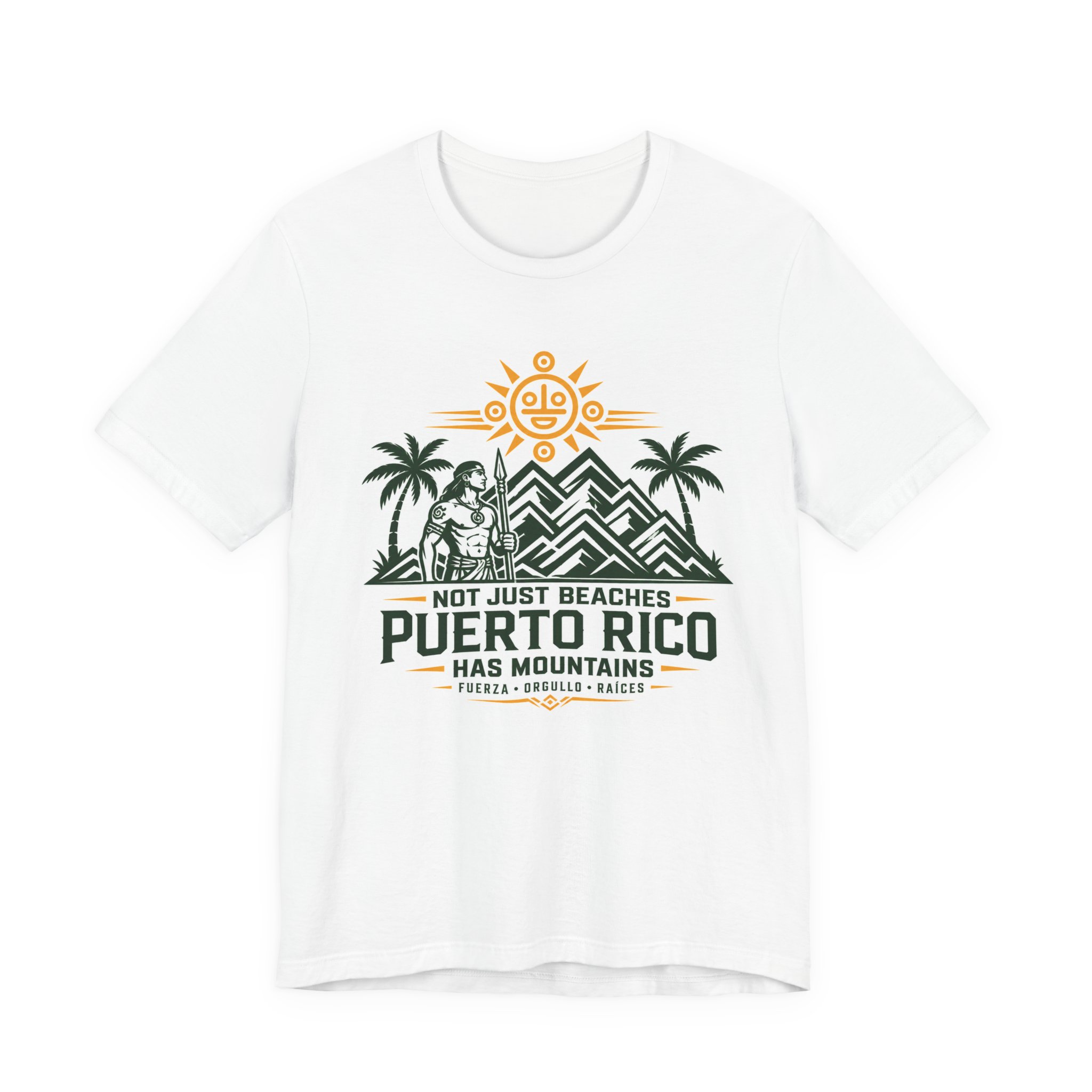 Puerto Rico Mountains Not Just Beaches Scenic Island Tee - Image 2
