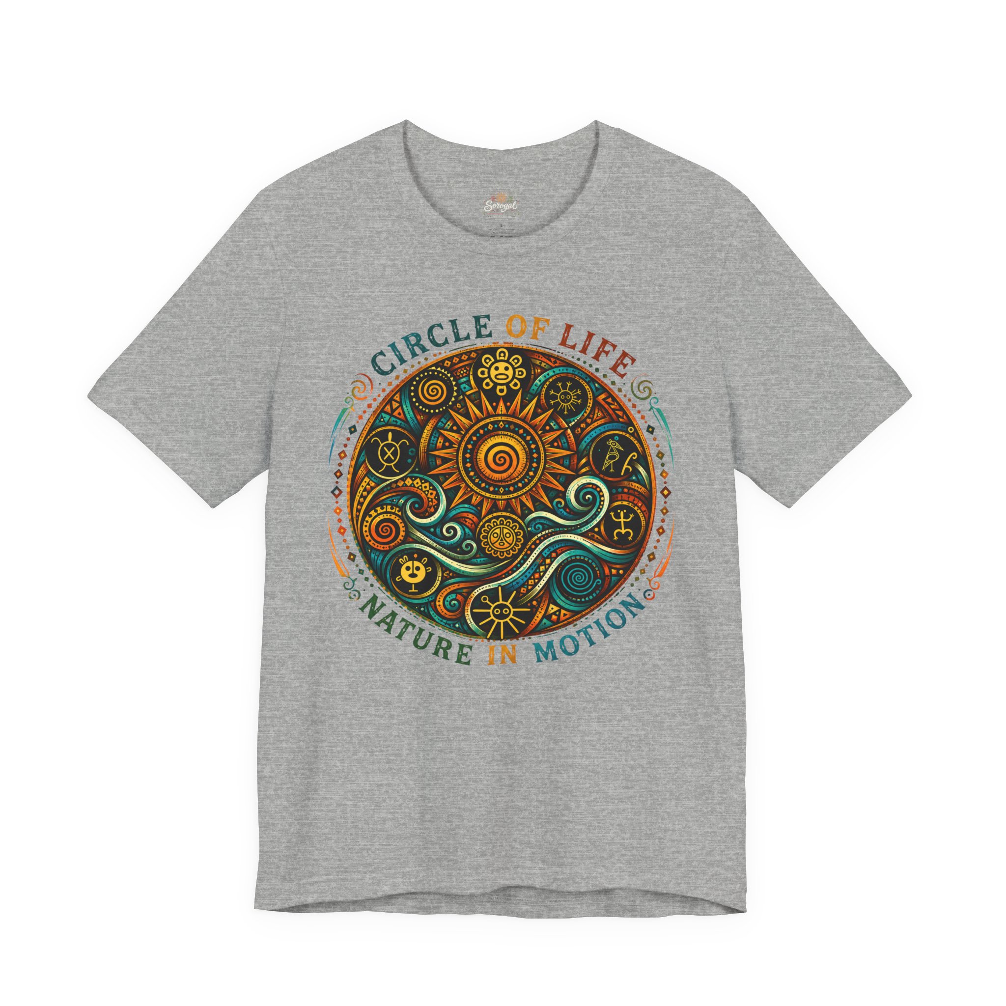 Circle of Life Tee — 'Nature in Motion' Graphic T-Shirt - Image 6