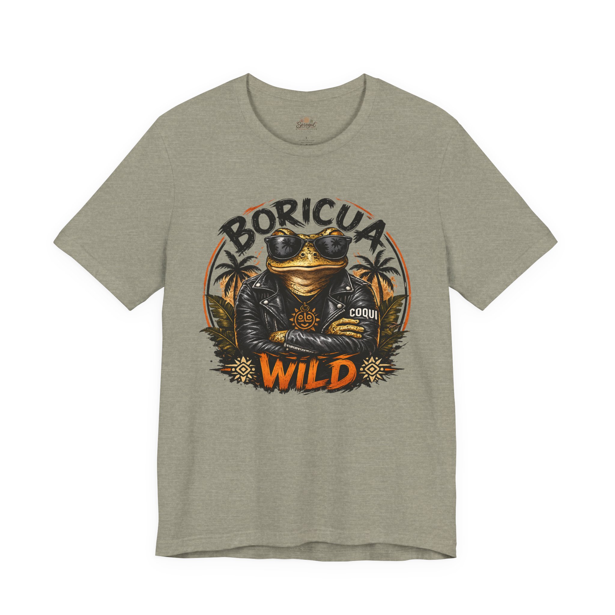 Boricua Wild Frog Tee | Puerto Rican Pride T-Shirt - Image 4