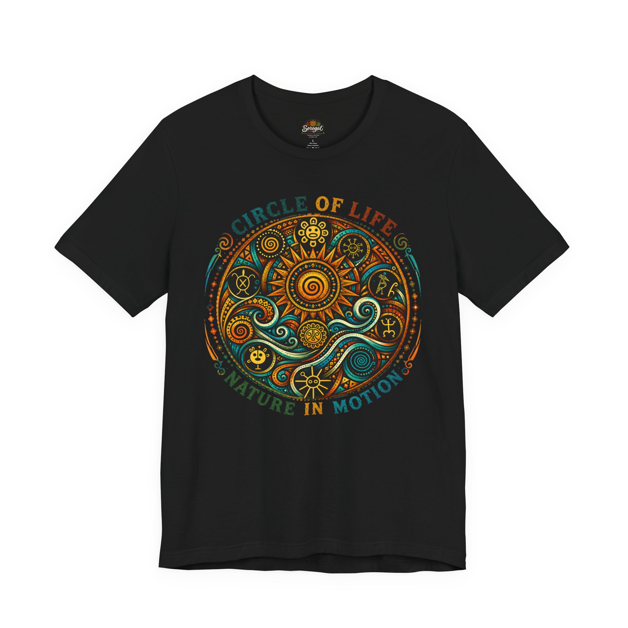 Circle of Life Tee — 'Nature in Motion' Graphic T-Shirt - Image 4