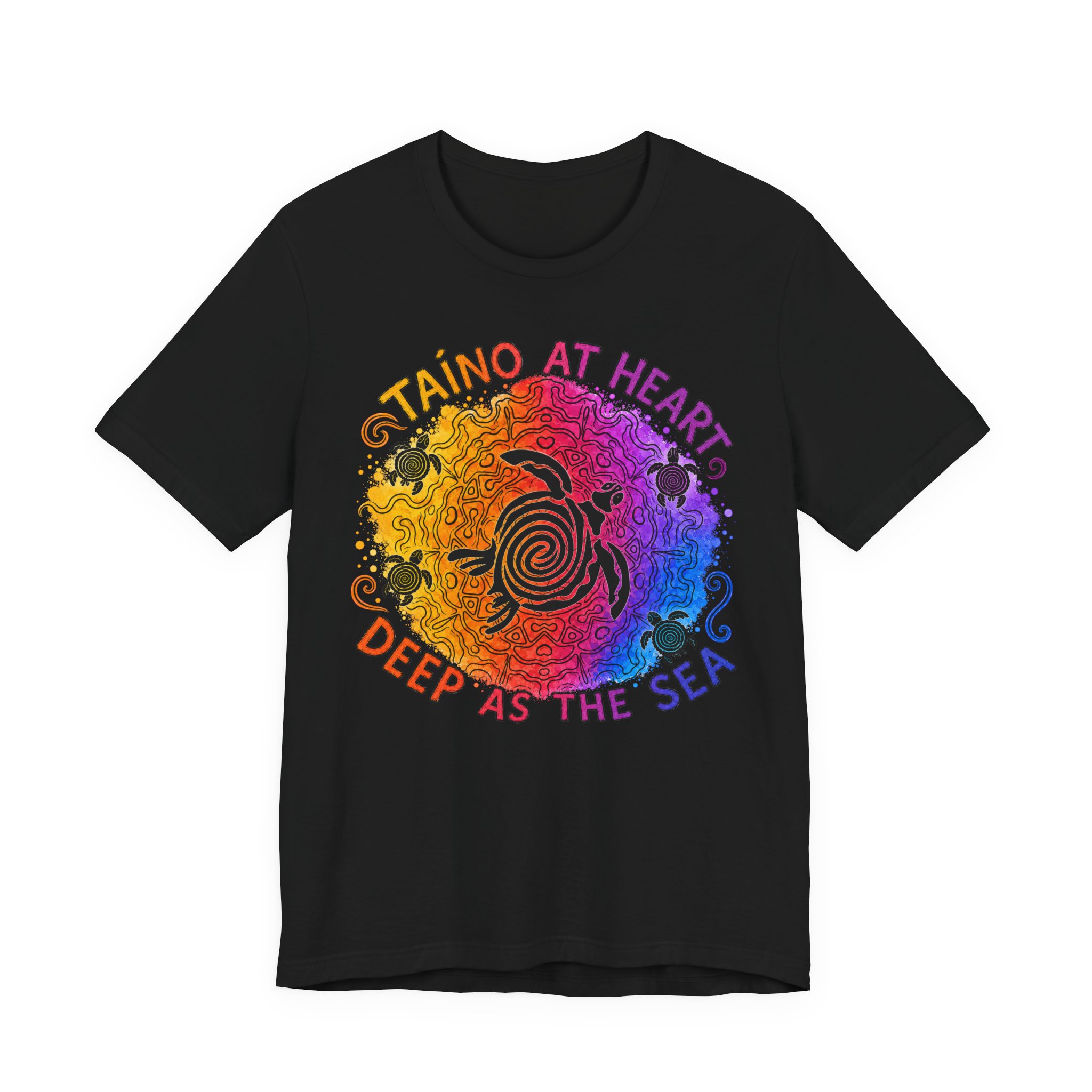 Taino at Heart Deep as the Sea T-Shirt – Island Pride Tee - Image 5