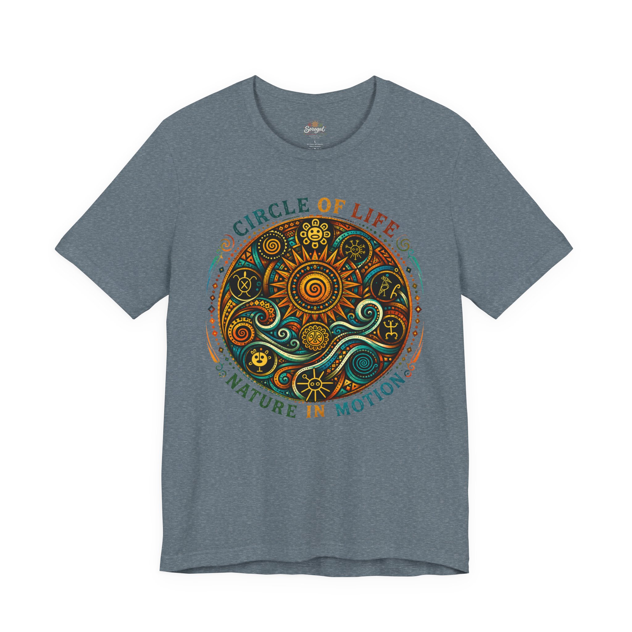 Circle of Life Tee — 'Nature in Motion' Graphic T-Shirt - Image 8