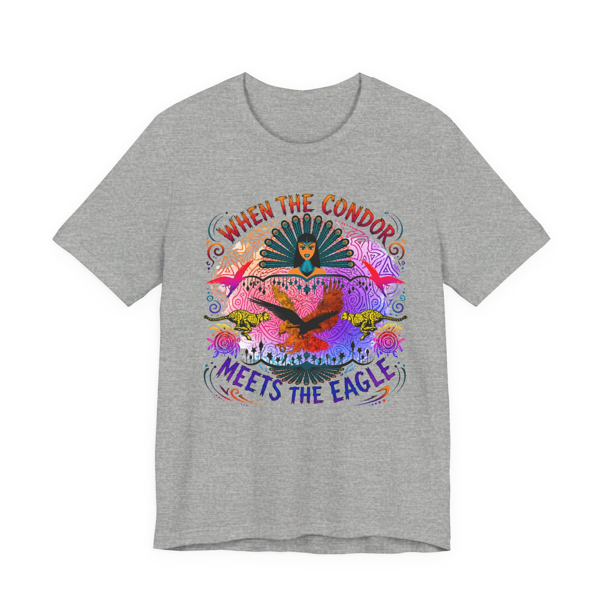 When the Condor Meets the Eagle T-Shirt – Cultural Unity Tee - Image 3