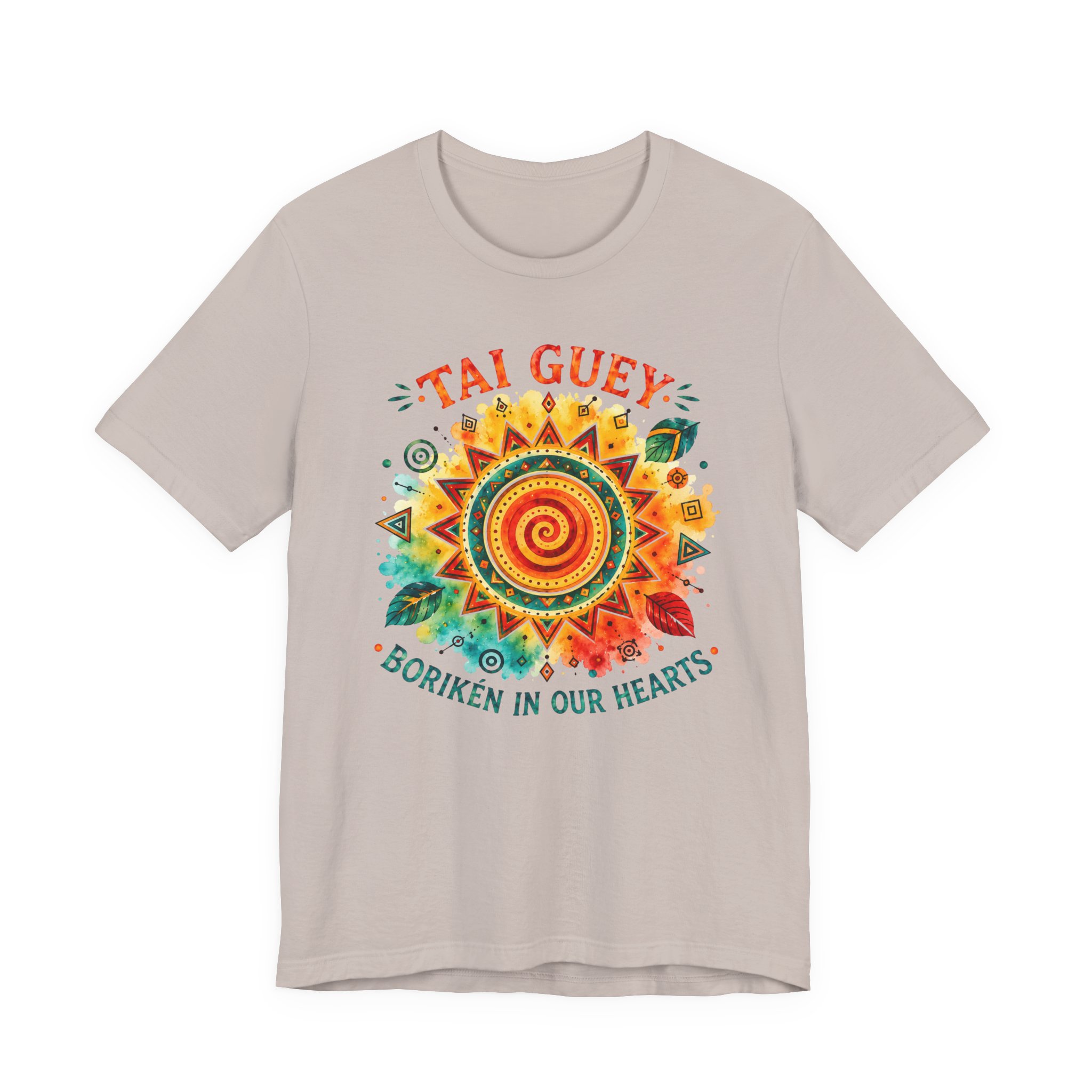 Puerto Rican Pride Heritage Tee – Tai Guey Borikén Sunburst Shirt - Image 5